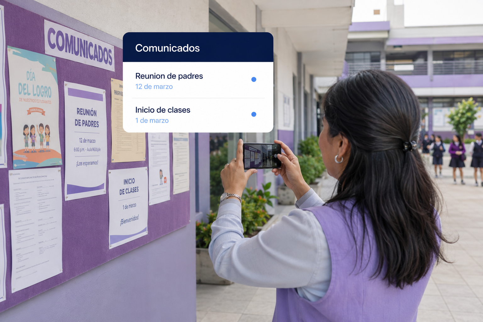 Comunicados y noticias del colegio publicados al día