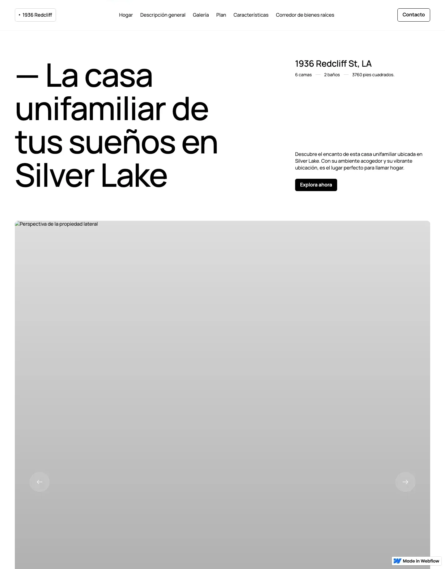 Diseño de página web para inmobiliarias