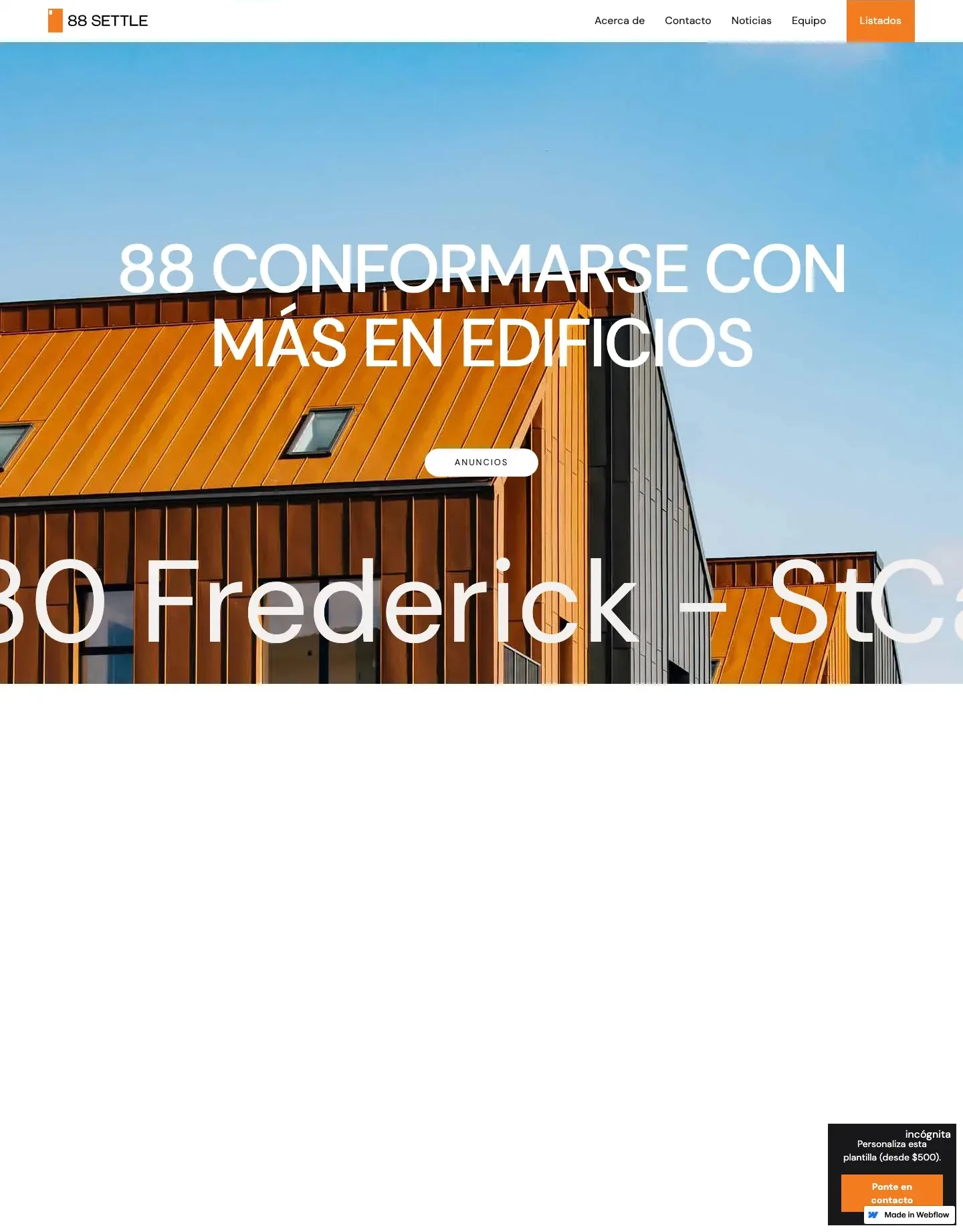 Diseño de página web para inmobiliarias