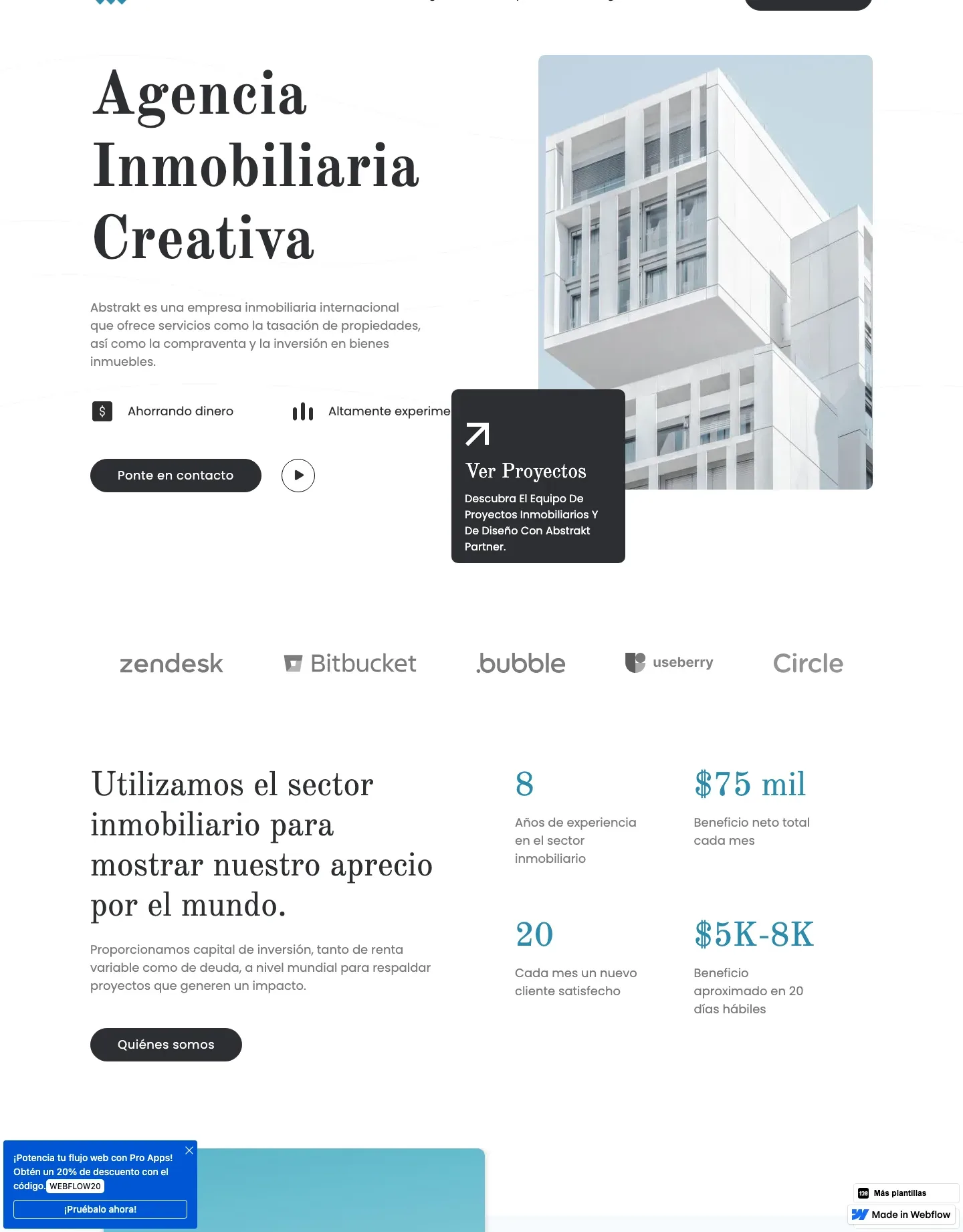 Diseño de página web para inmobiliarias