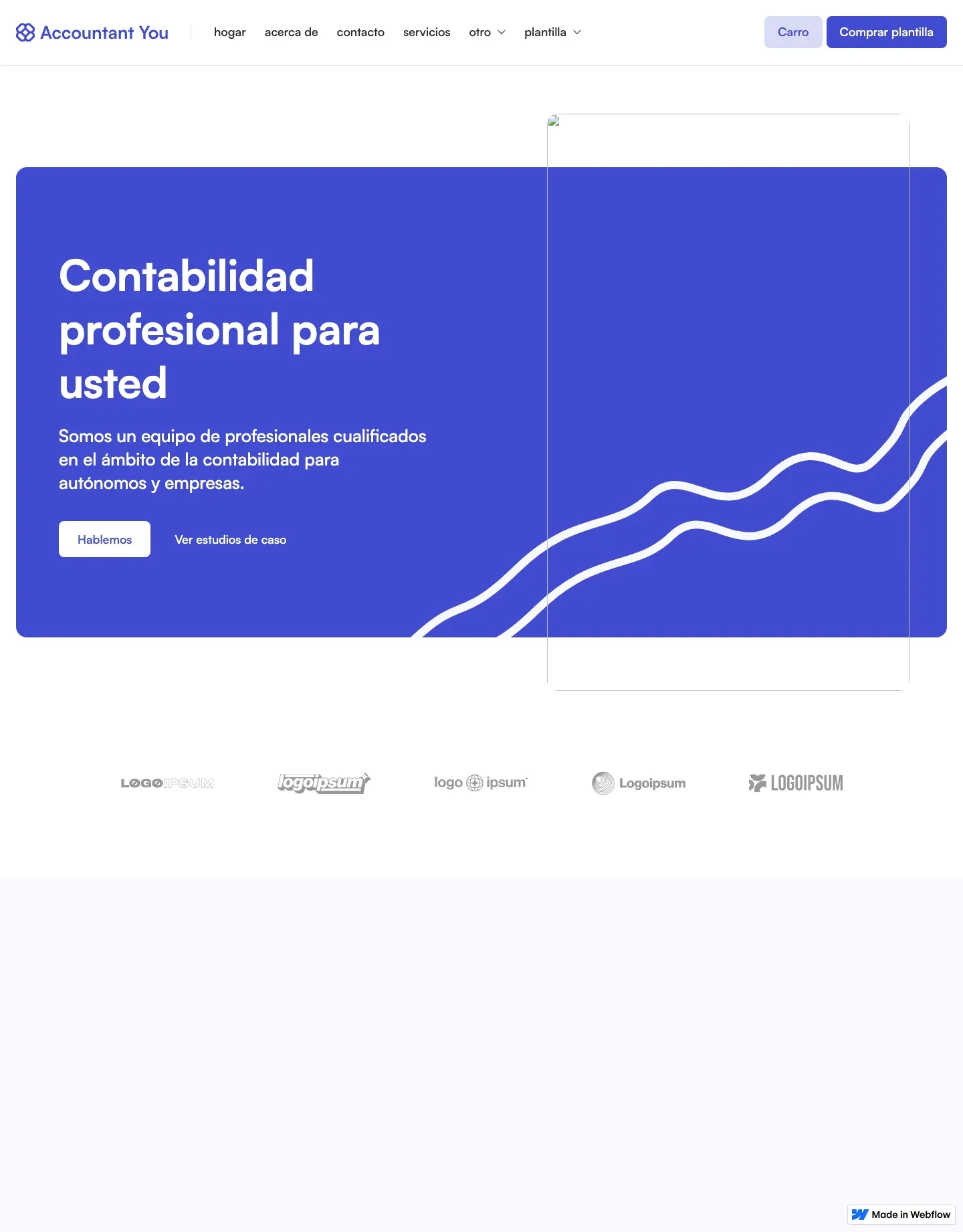 Diseño de página web para finanzas y seguros