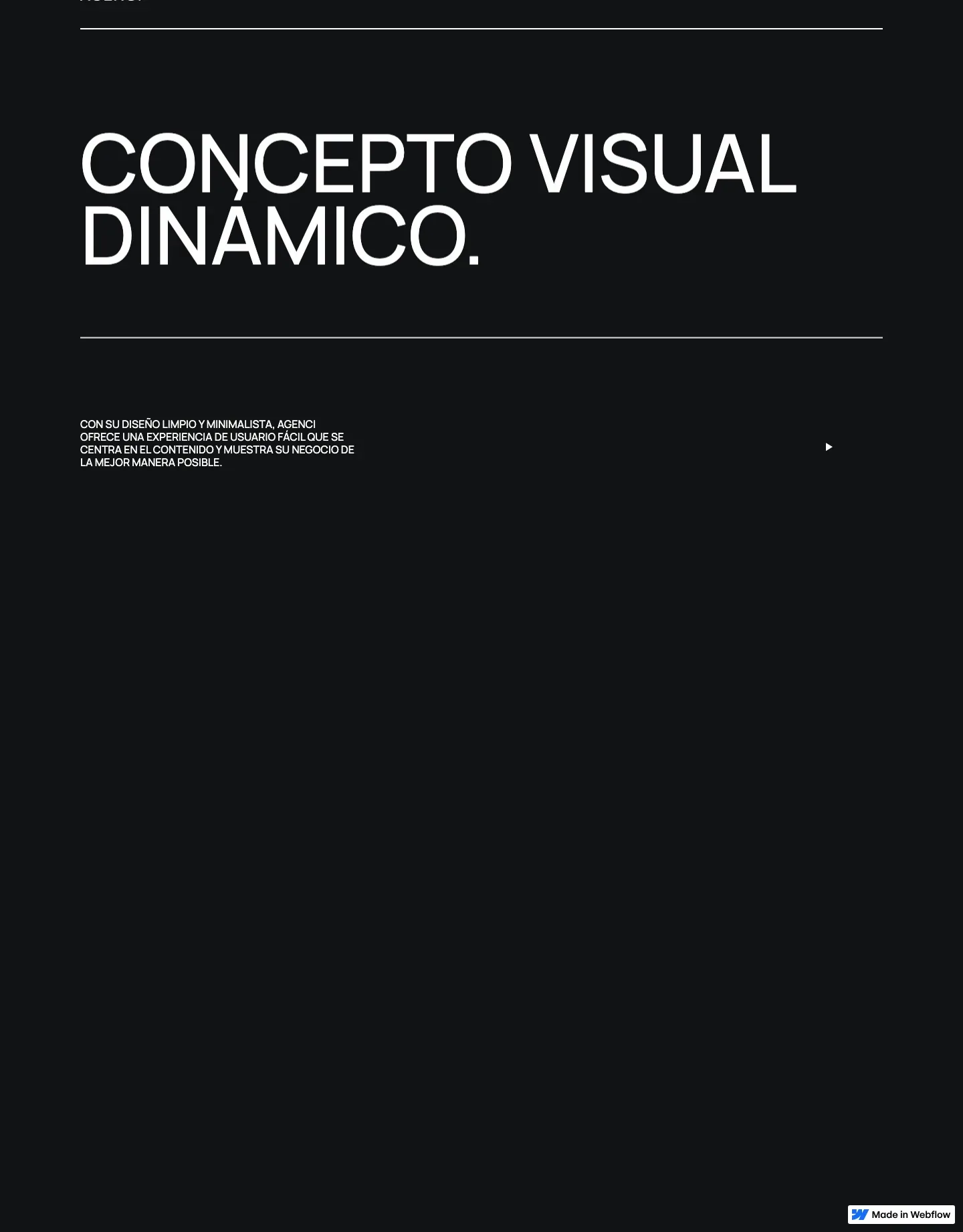 Diseño de página web para agencias y estudios