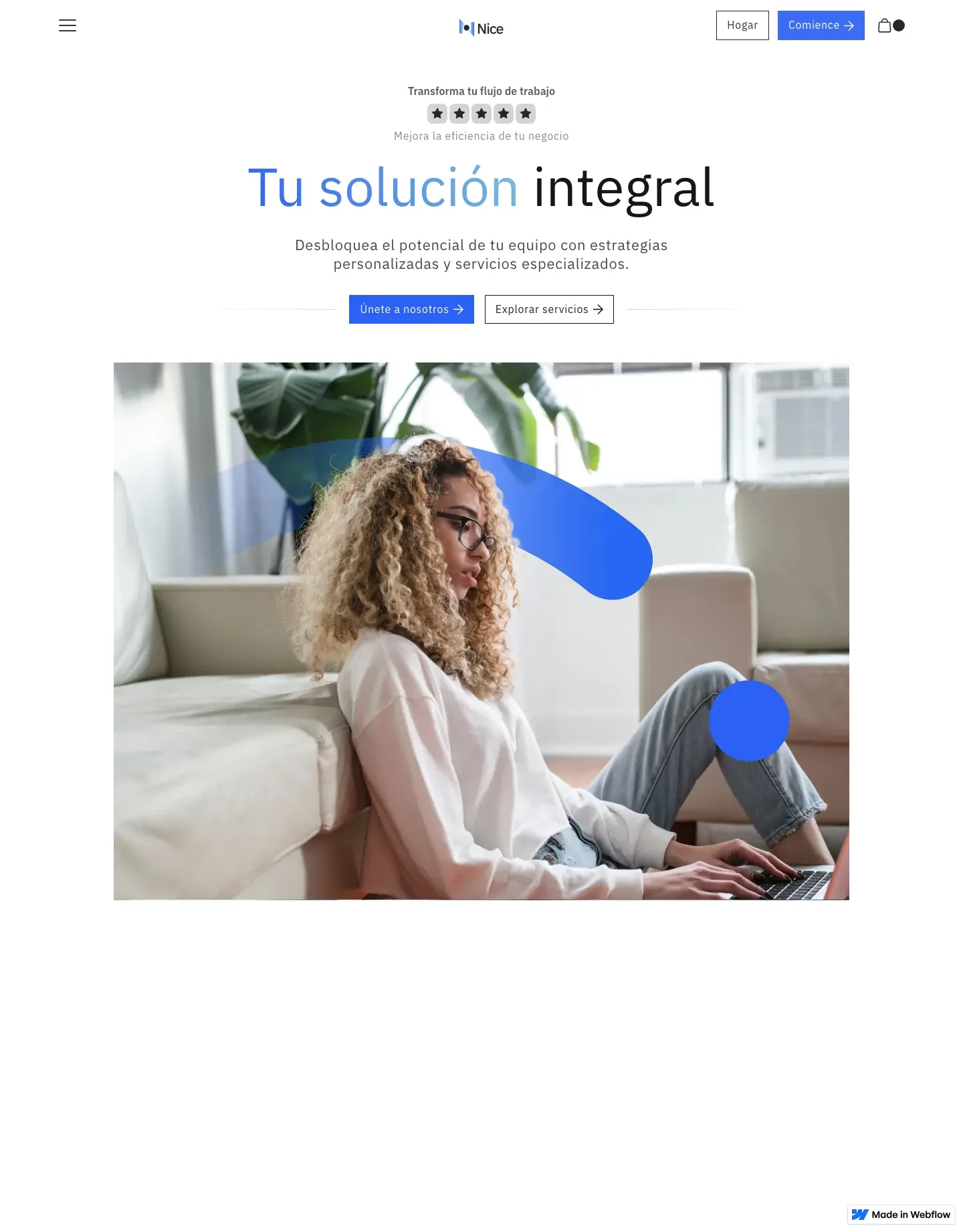 Diseño de página web para agencias y estudios