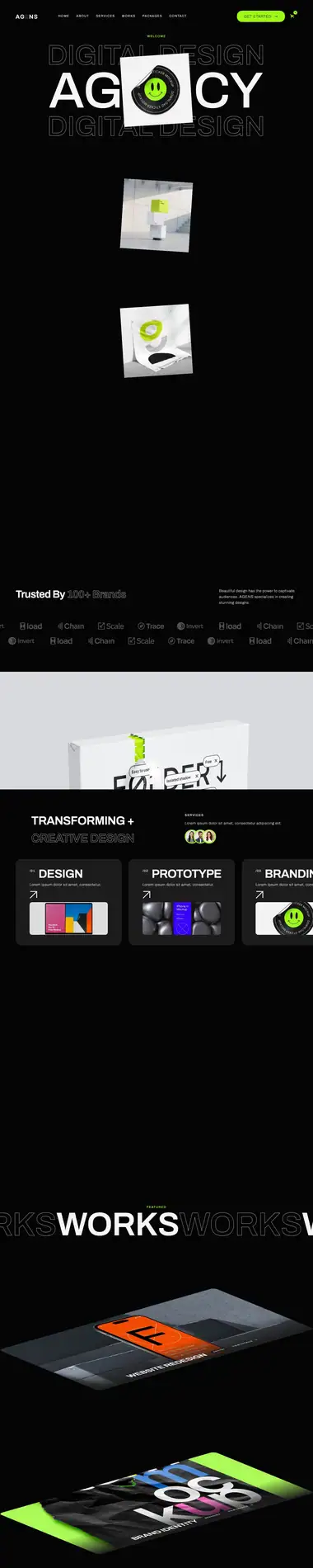 Diseño de página web para agencias y estudios