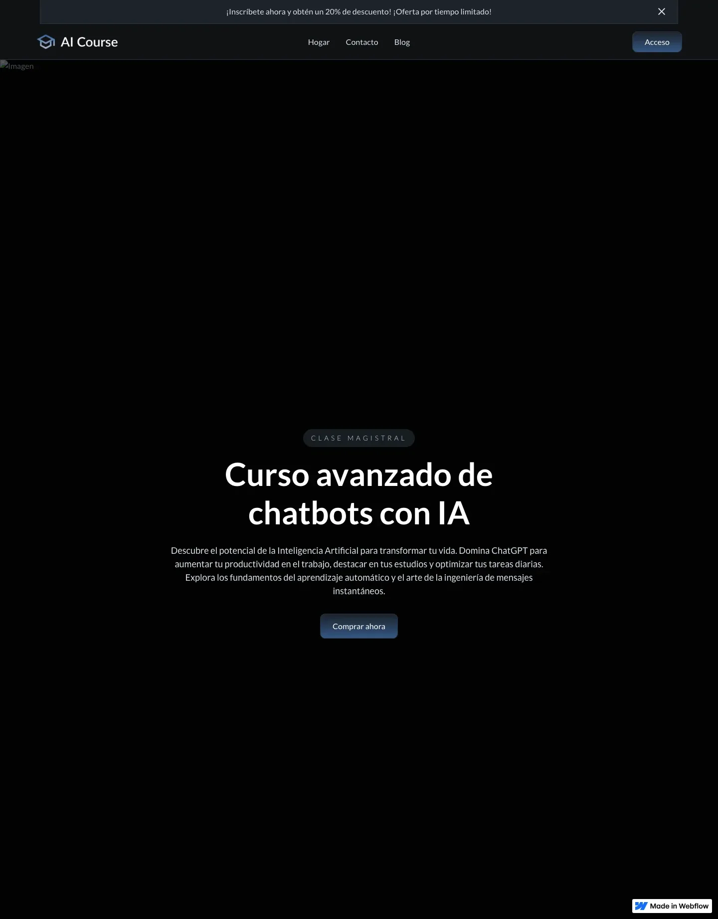 Diseño de página web para educación