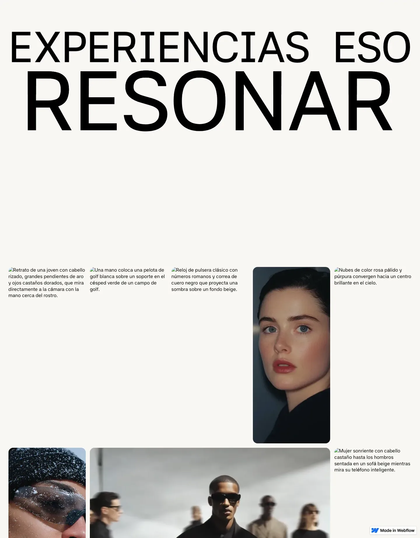 Diseño de página web para agencias y estudios
