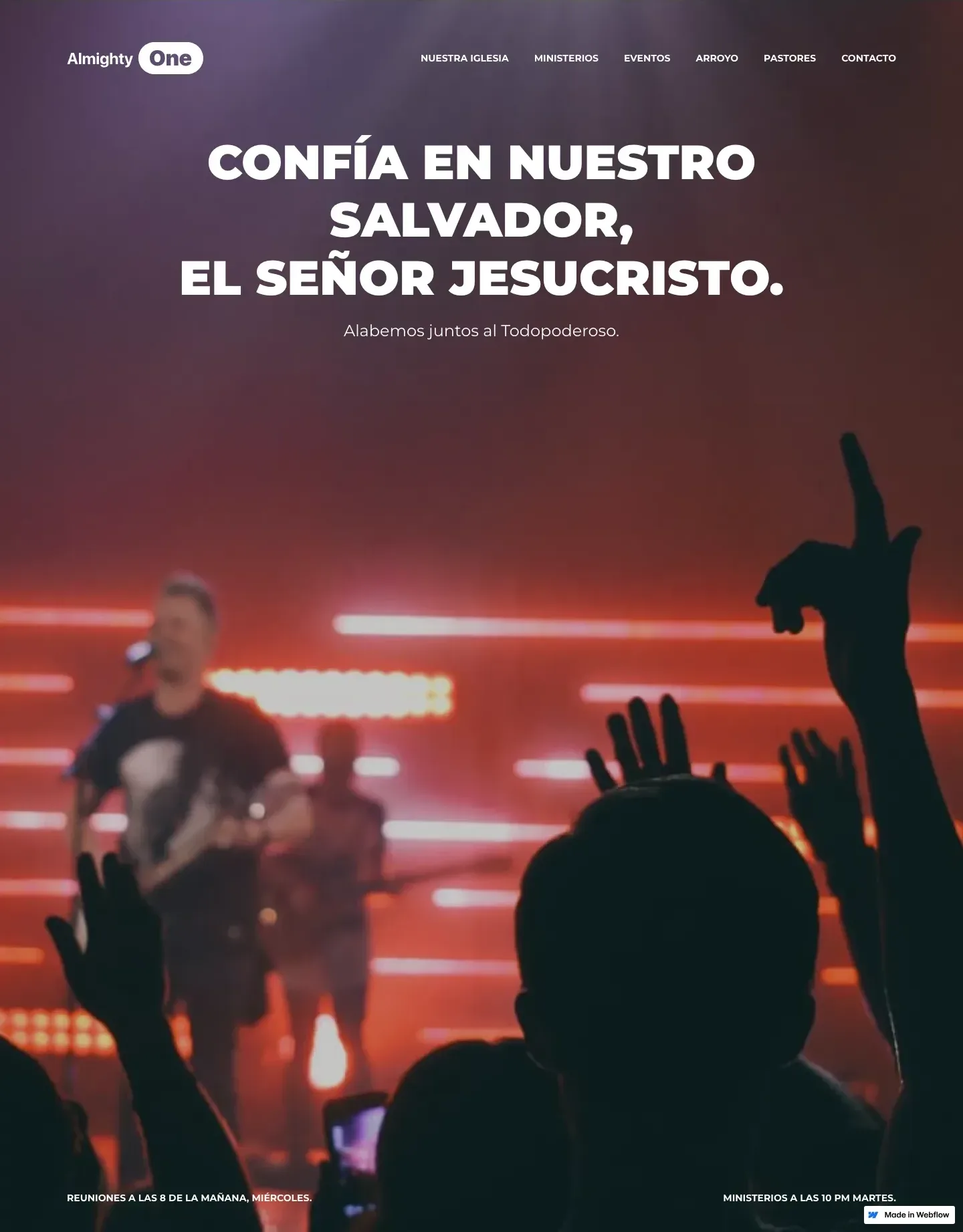 Diseño de página web para ong e iglesias