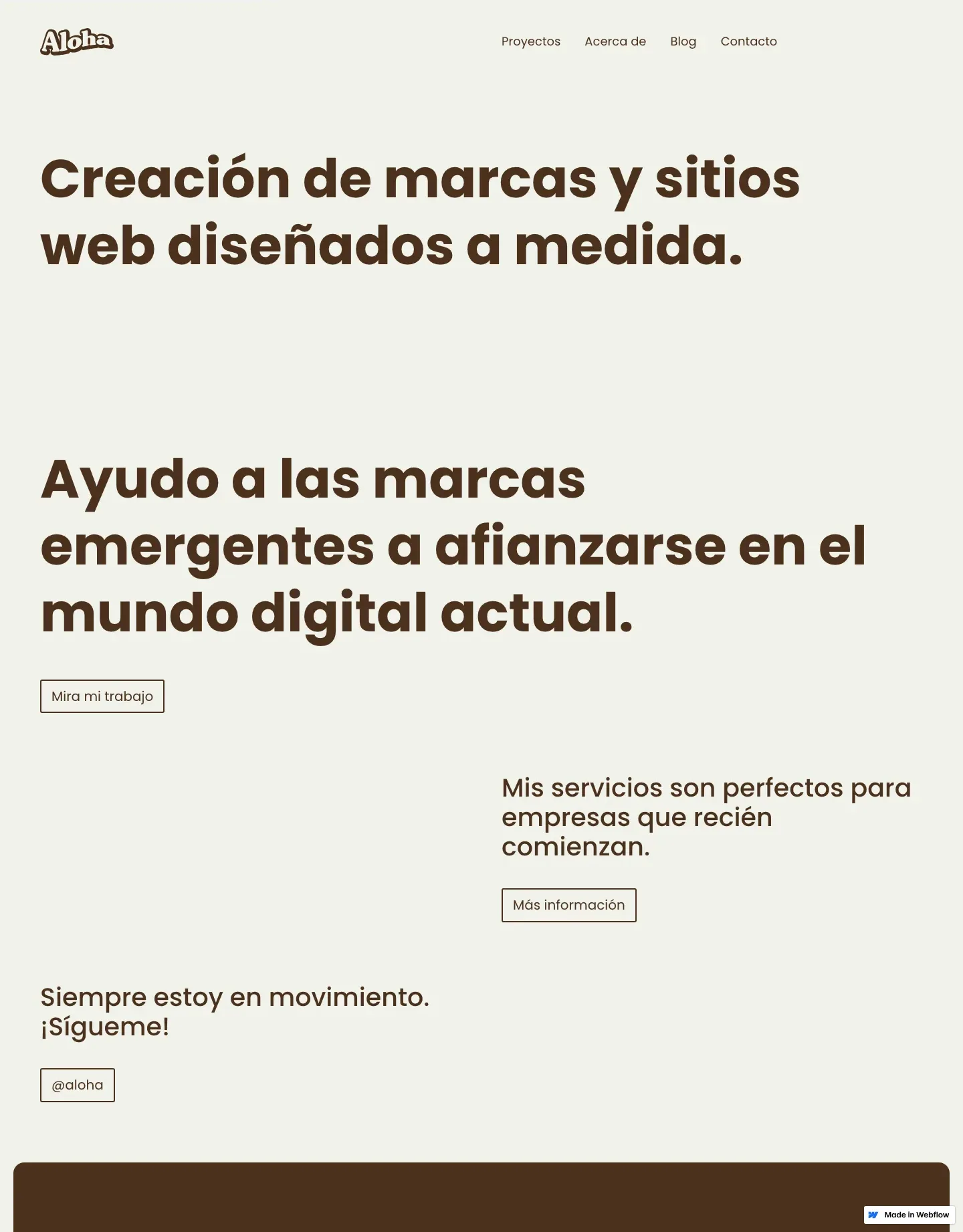 Diseño de página web para agencias y estudios