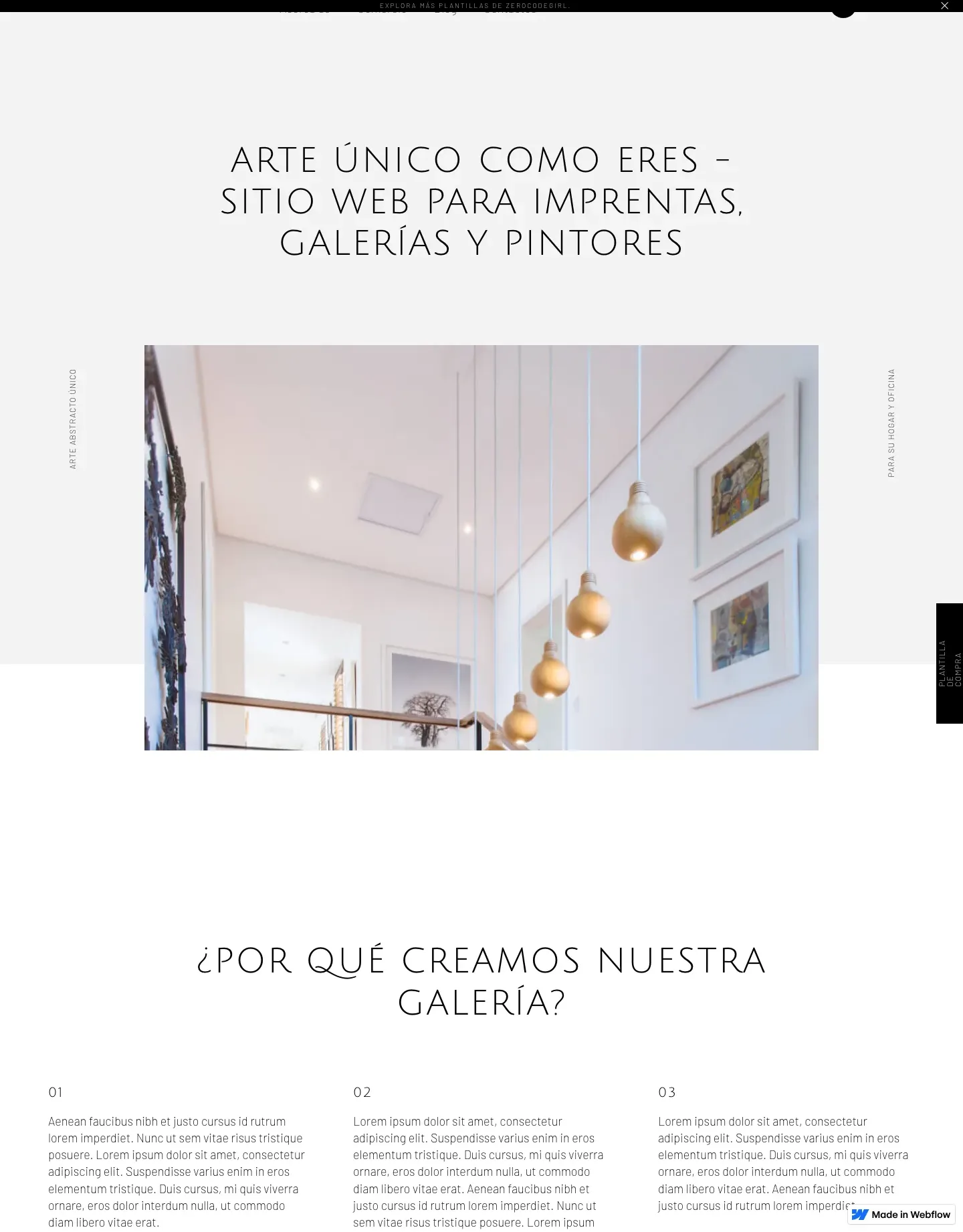 Diseño de página web para música y entretenimiento