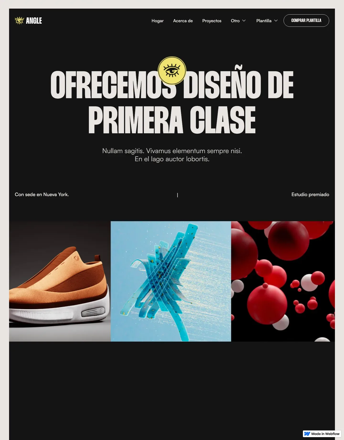Diseño de página web para agencias y estudios