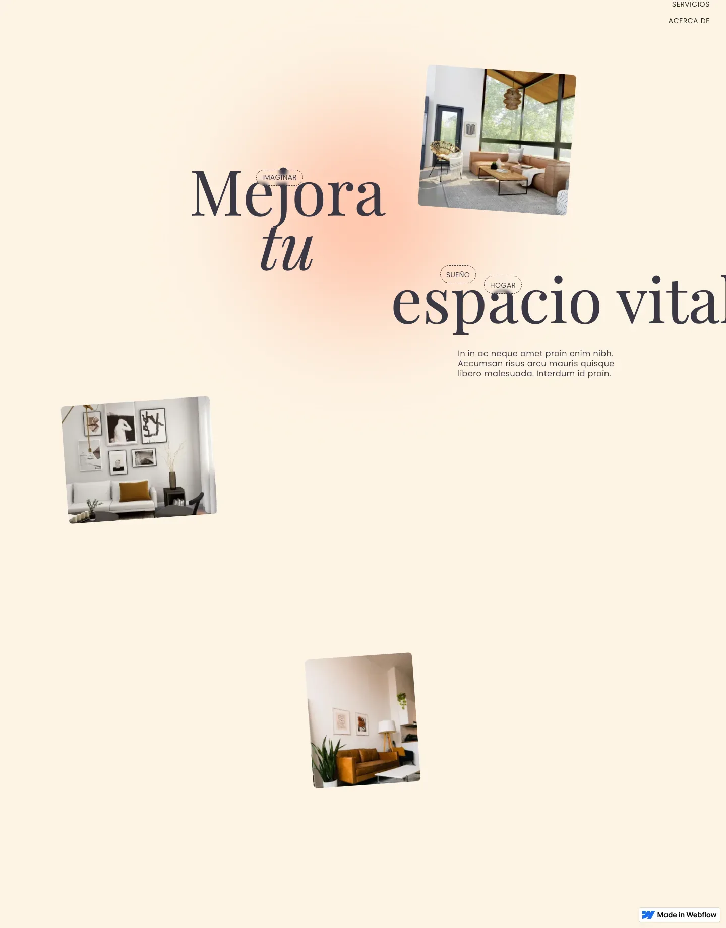 Diseño de página web para construcción y arquitectura
