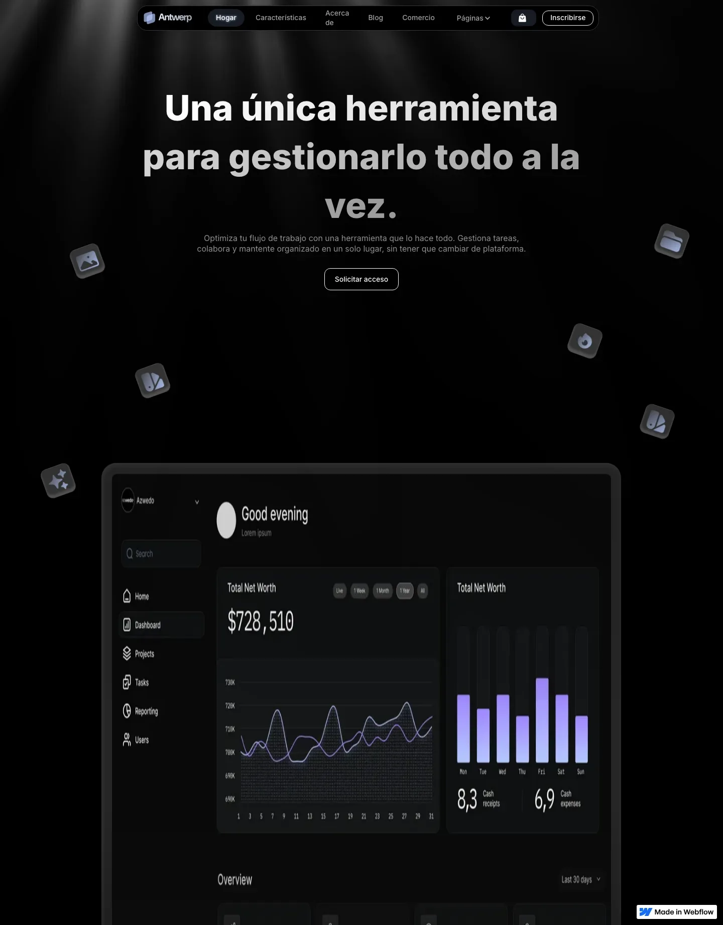 Diseño de página web para landing pages
