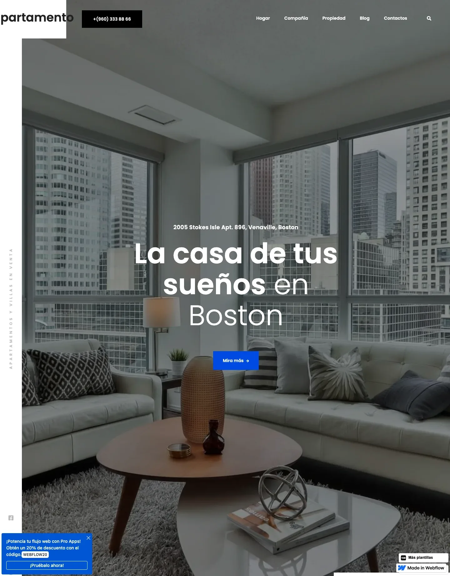 Diseño de página web para inmobiliarias