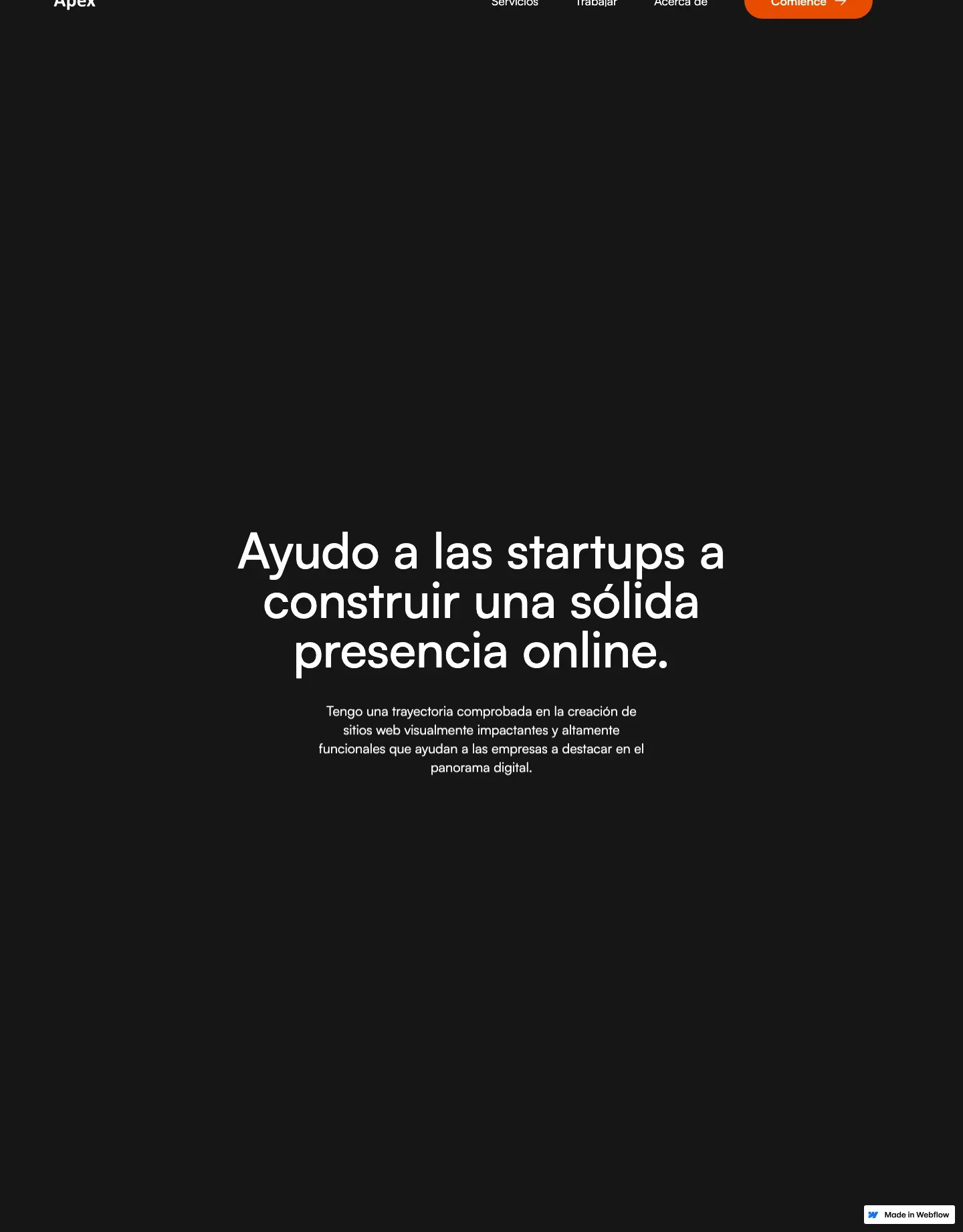 Diseño de página web para agencias y estudios