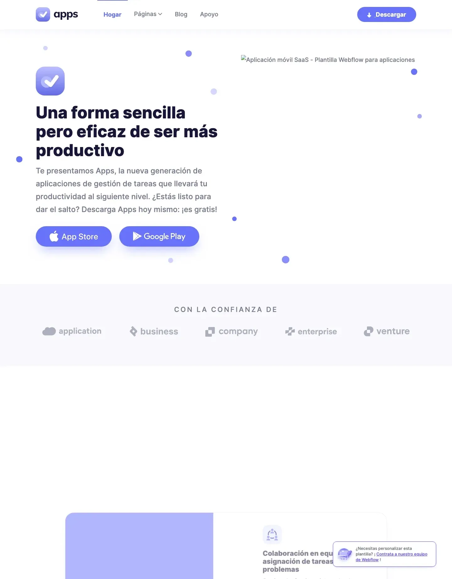 Diseño de página web para landing pages