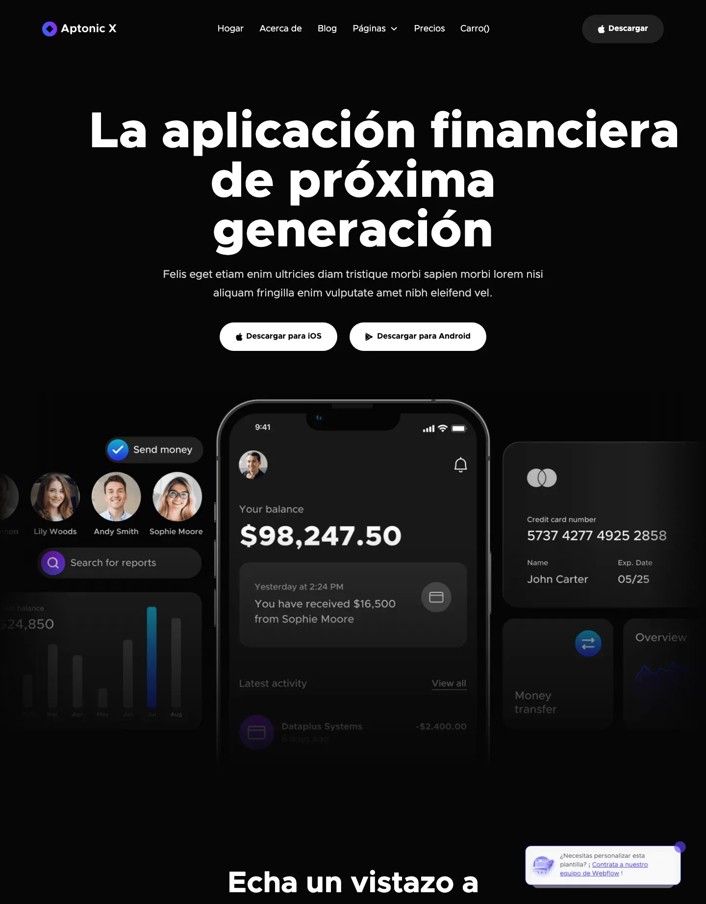 Diseño de página web para landing pages