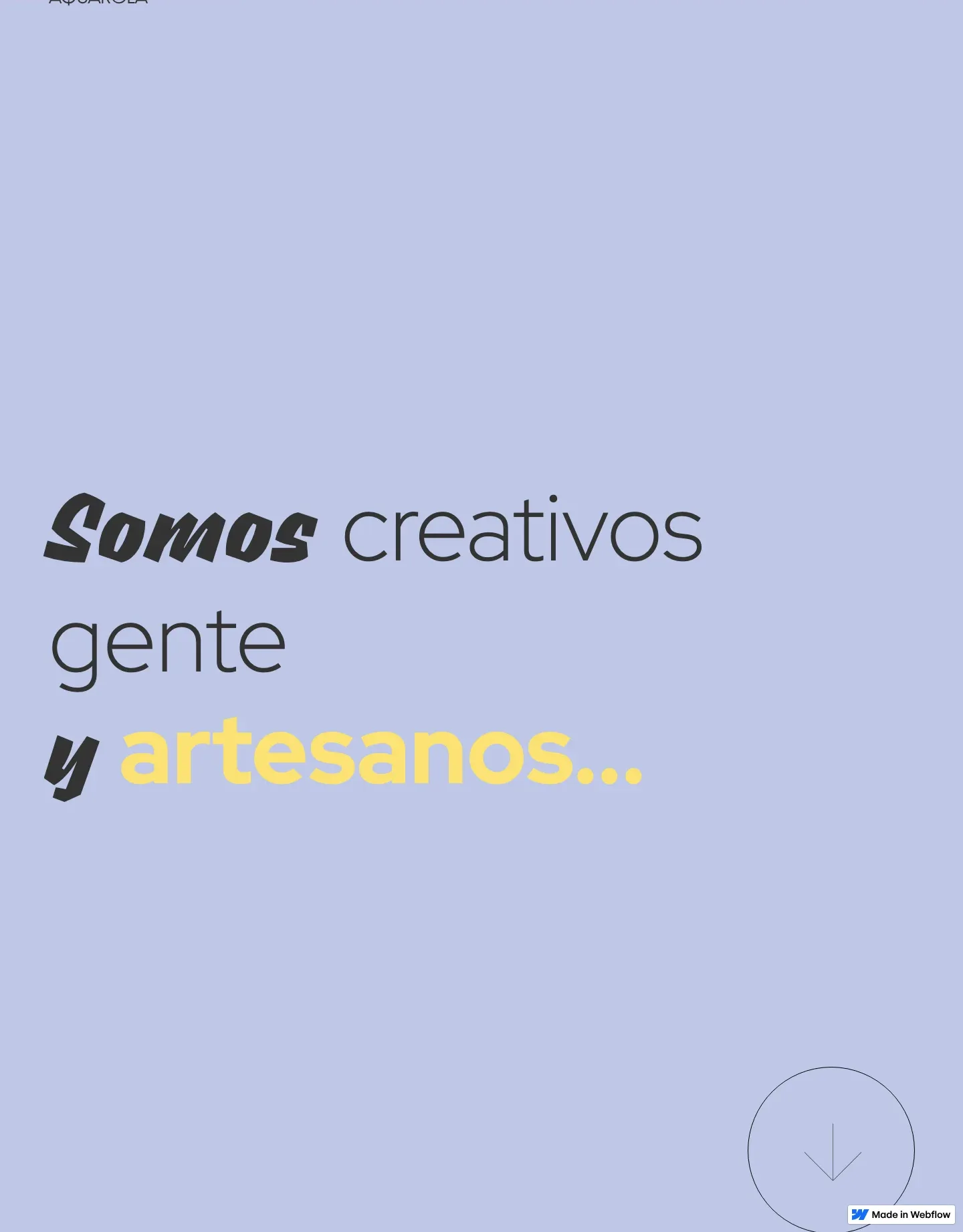 Diseño de página web para agencias y estudios