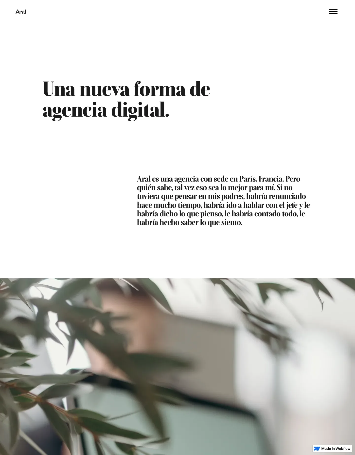 Diseño de página web para agencias y estudios
