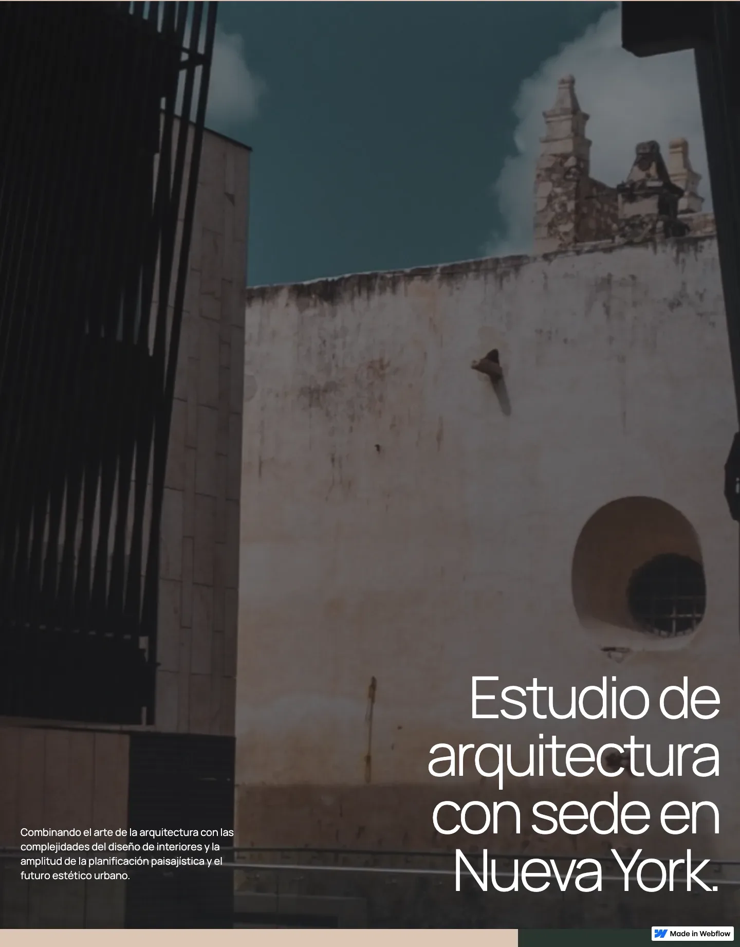 Diseño de página web para construcción y arquitectura