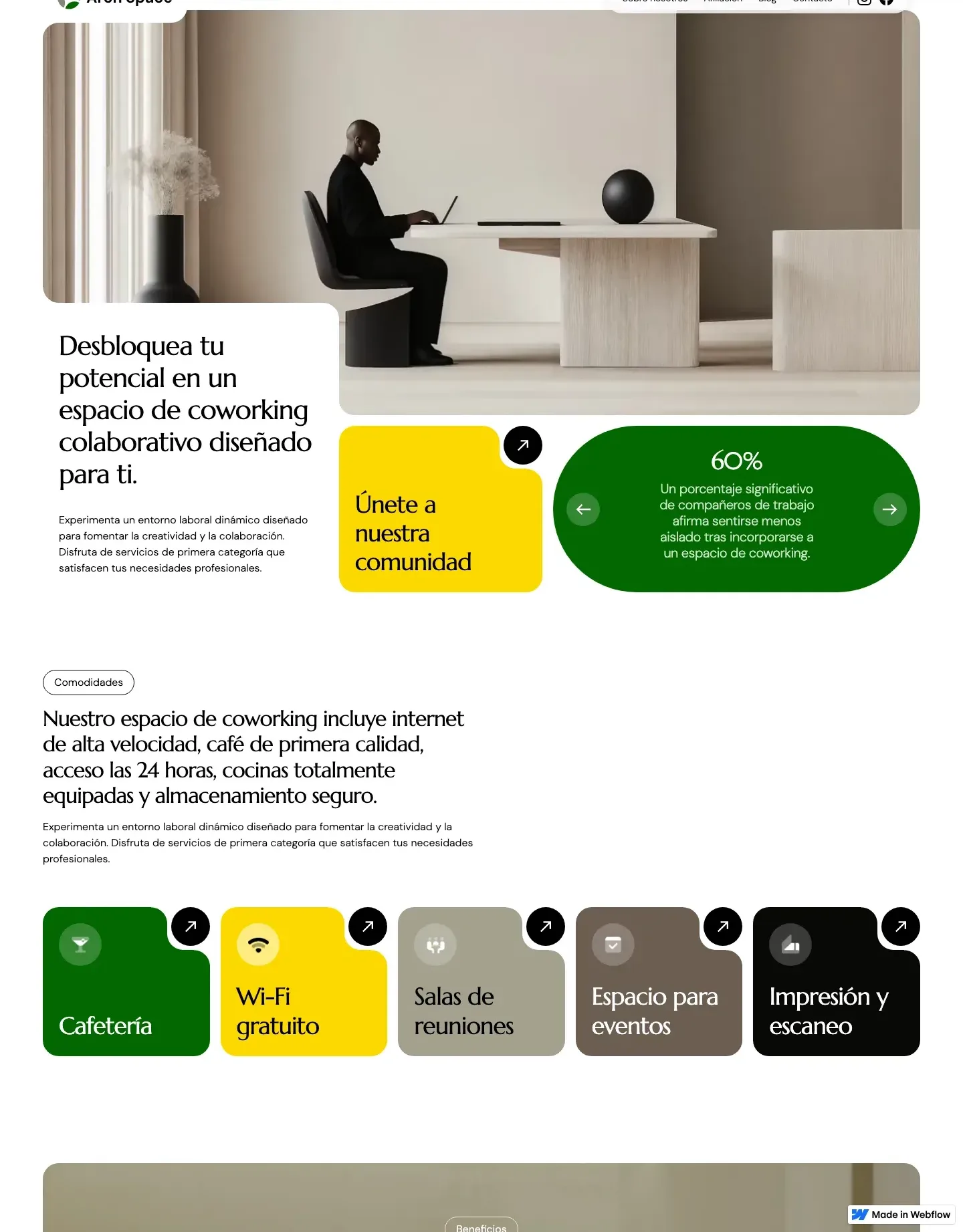 Diseño de página web para construcción y arquitectura