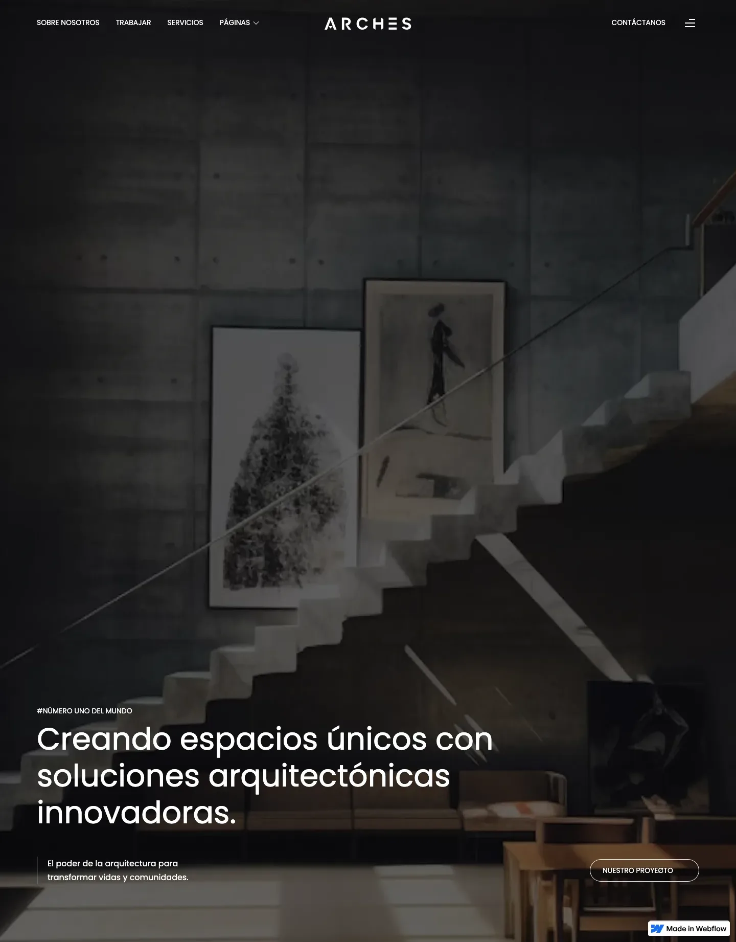 Diseño de página web para construcción y arquitectura