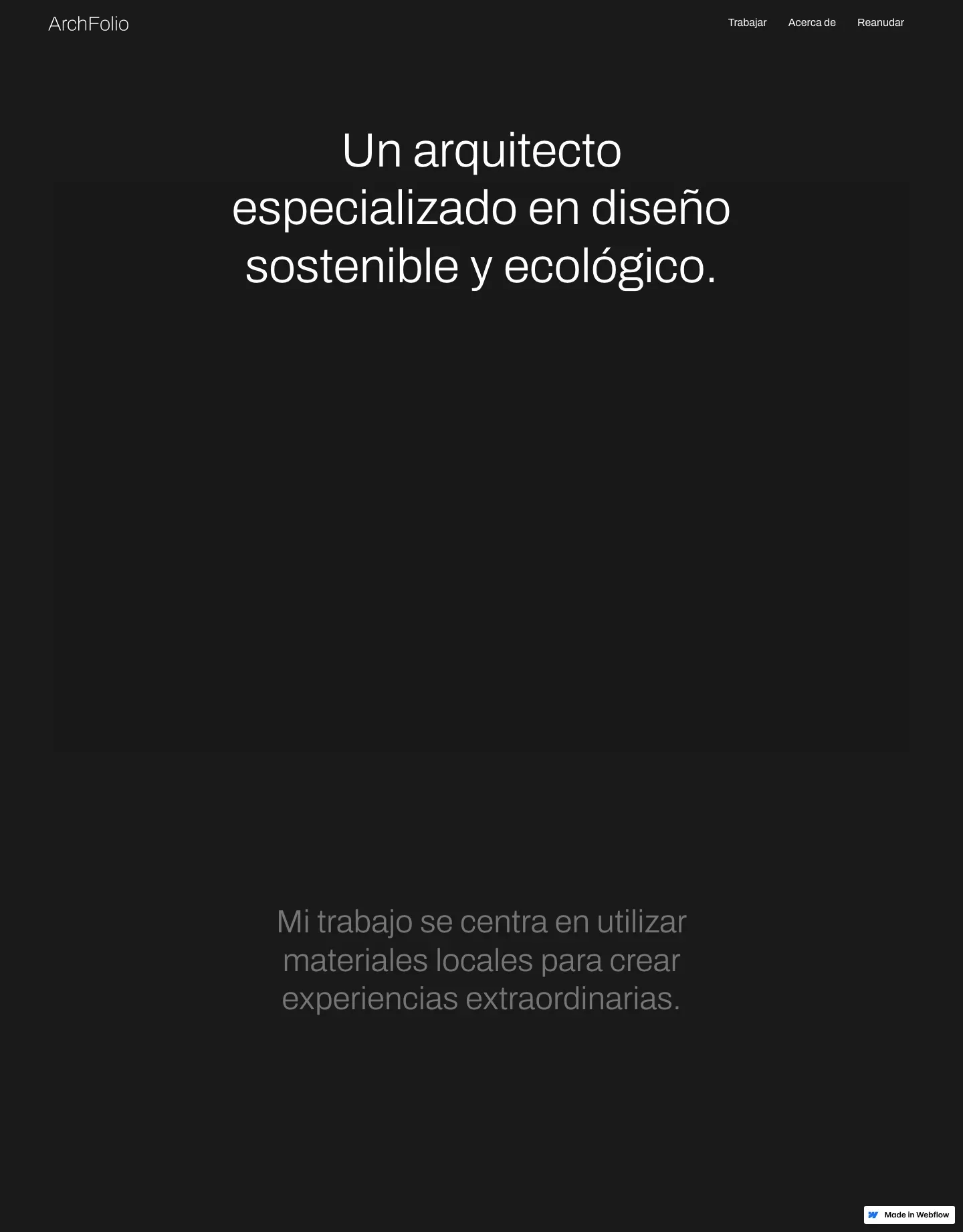 Diseño de página web para construcción y arquitectura