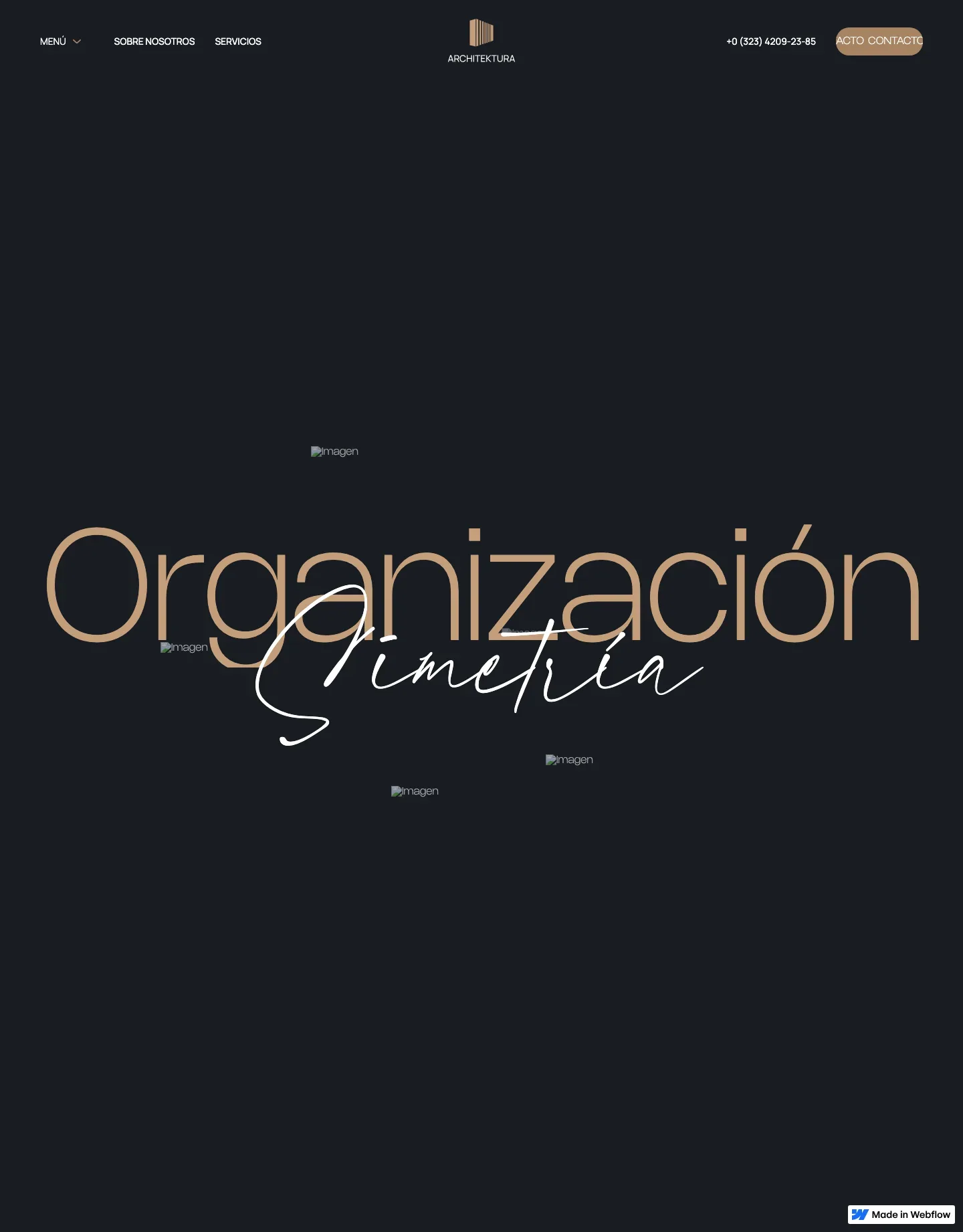 Diseño de página web para construcción y arquitectura
