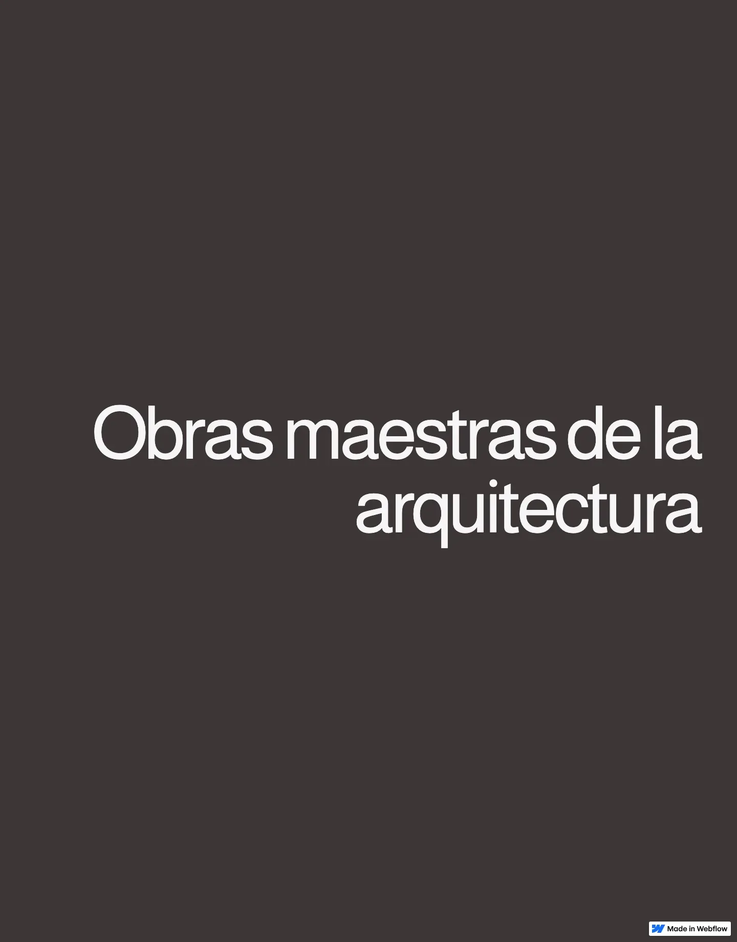 Diseño de página web para construcción y arquitectura