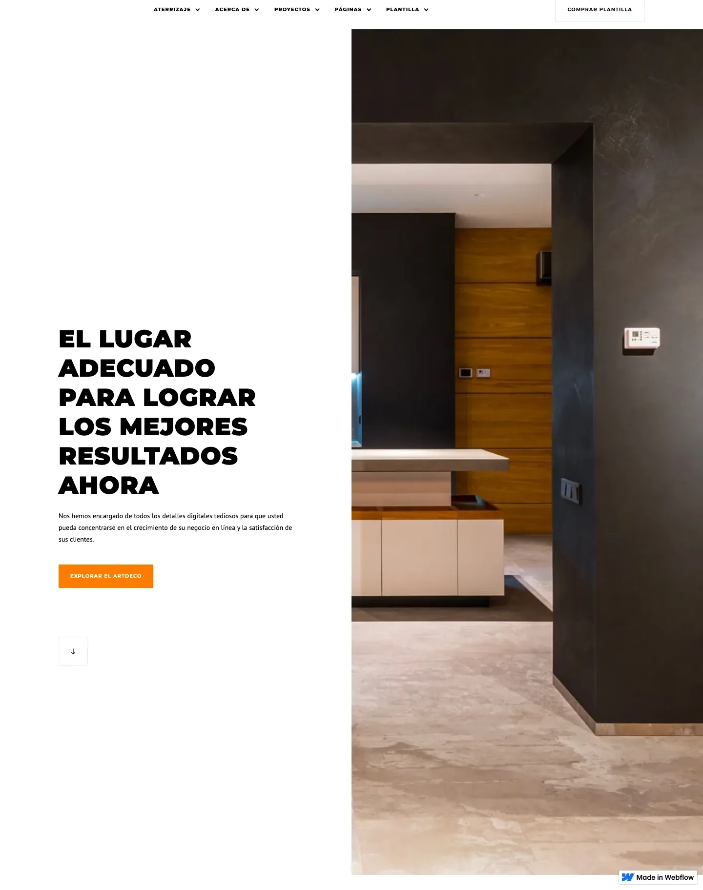 Diseño de página web para construcción y arquitectura