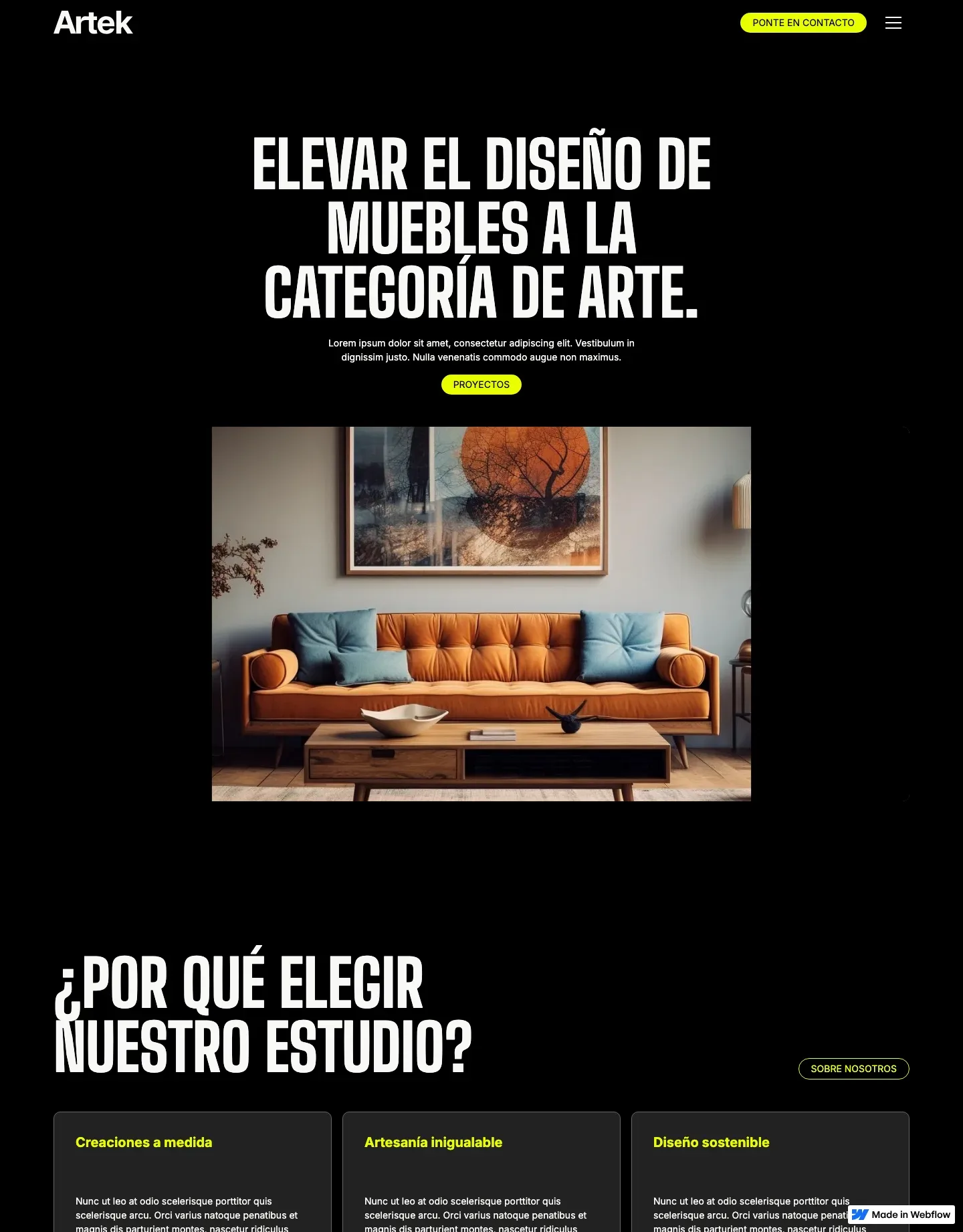 Diseño de página web para tienda en línea