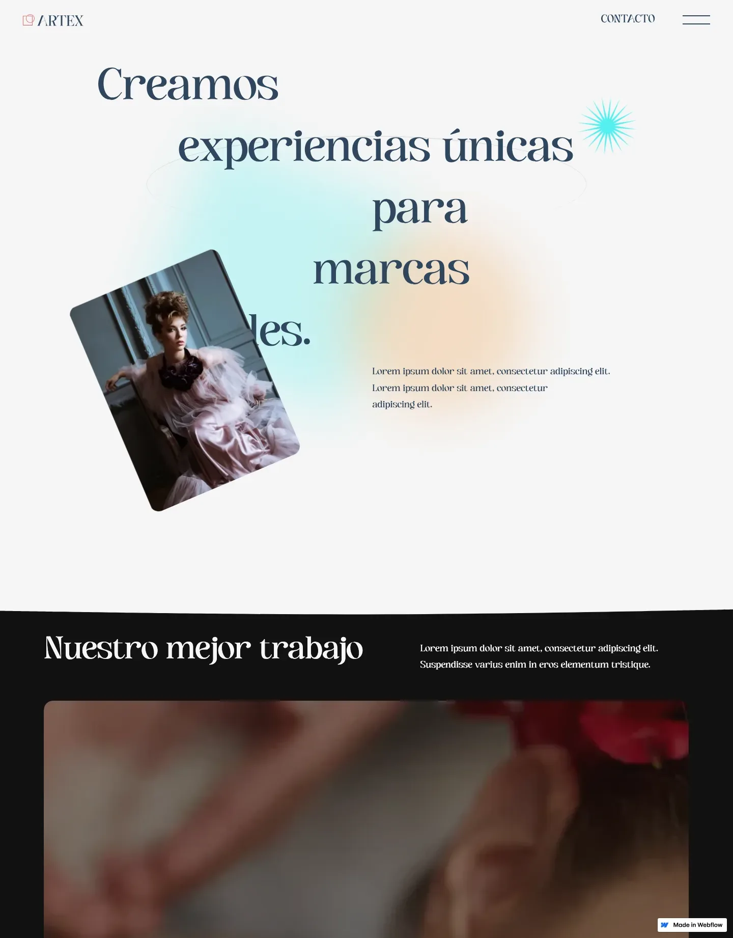 Diseño de página web para agencias y estudios