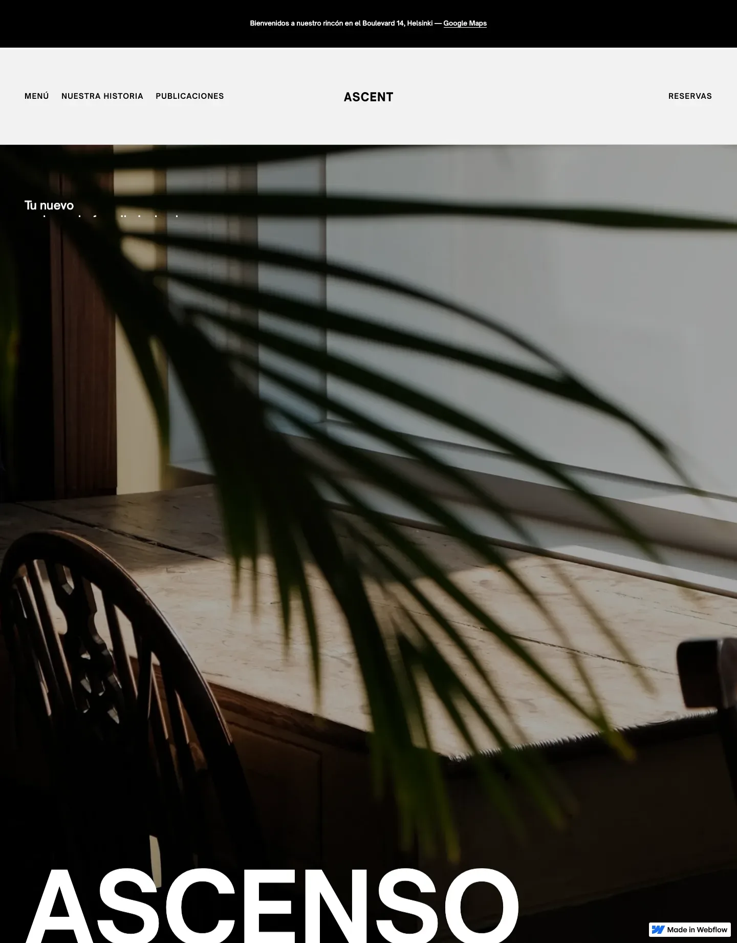 Diseño de página web para restaurantes y cafés