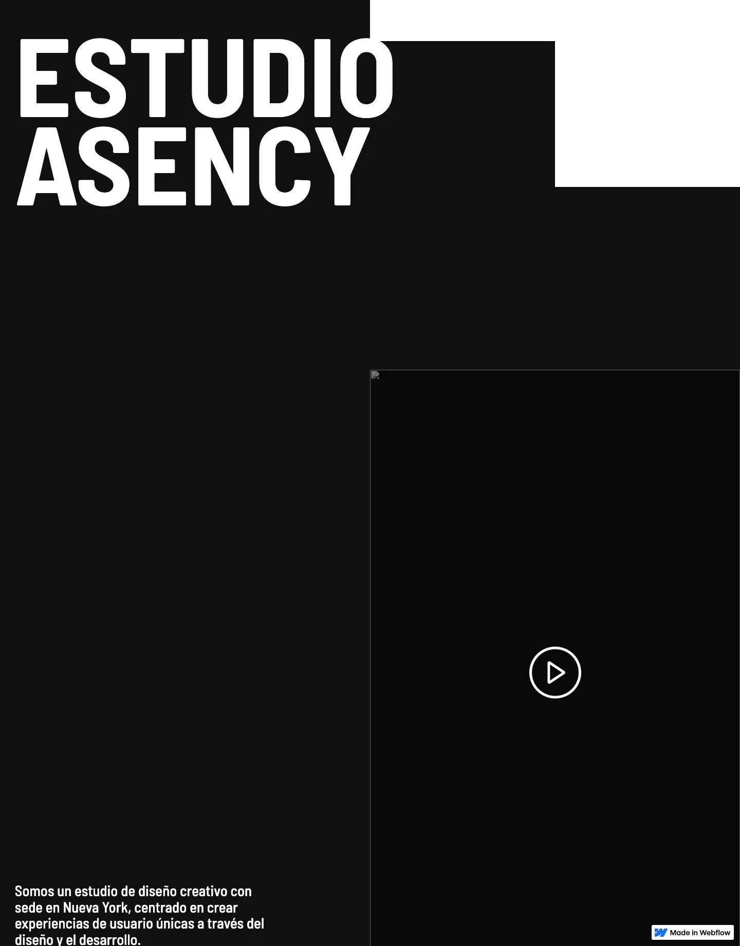 Diseño de página web para agencias y estudios