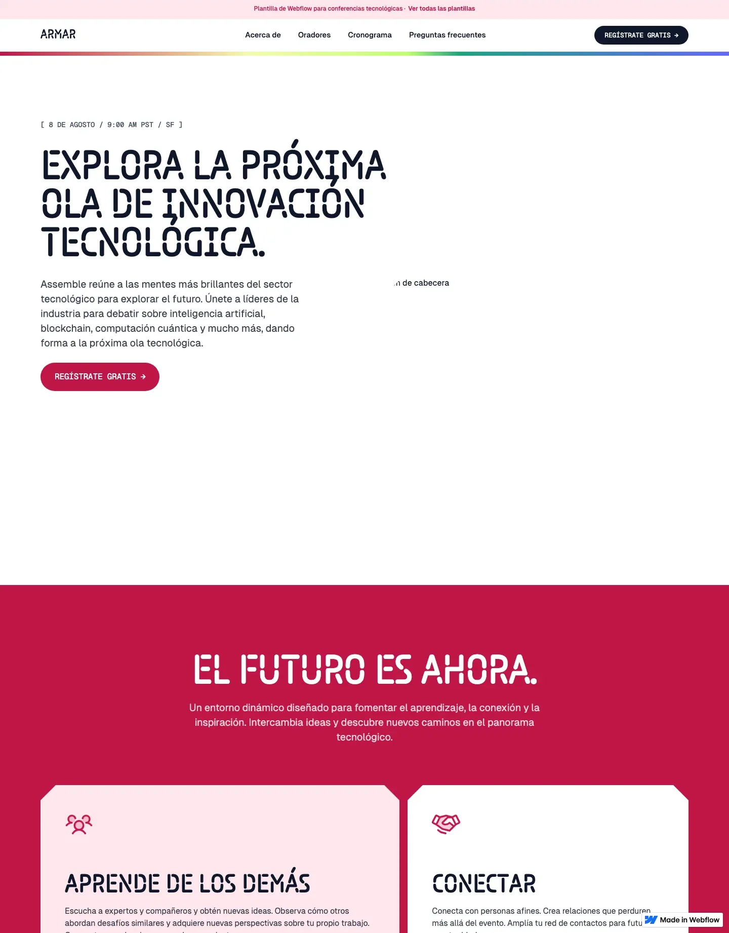 Diseño de página web para fotografía y eventos