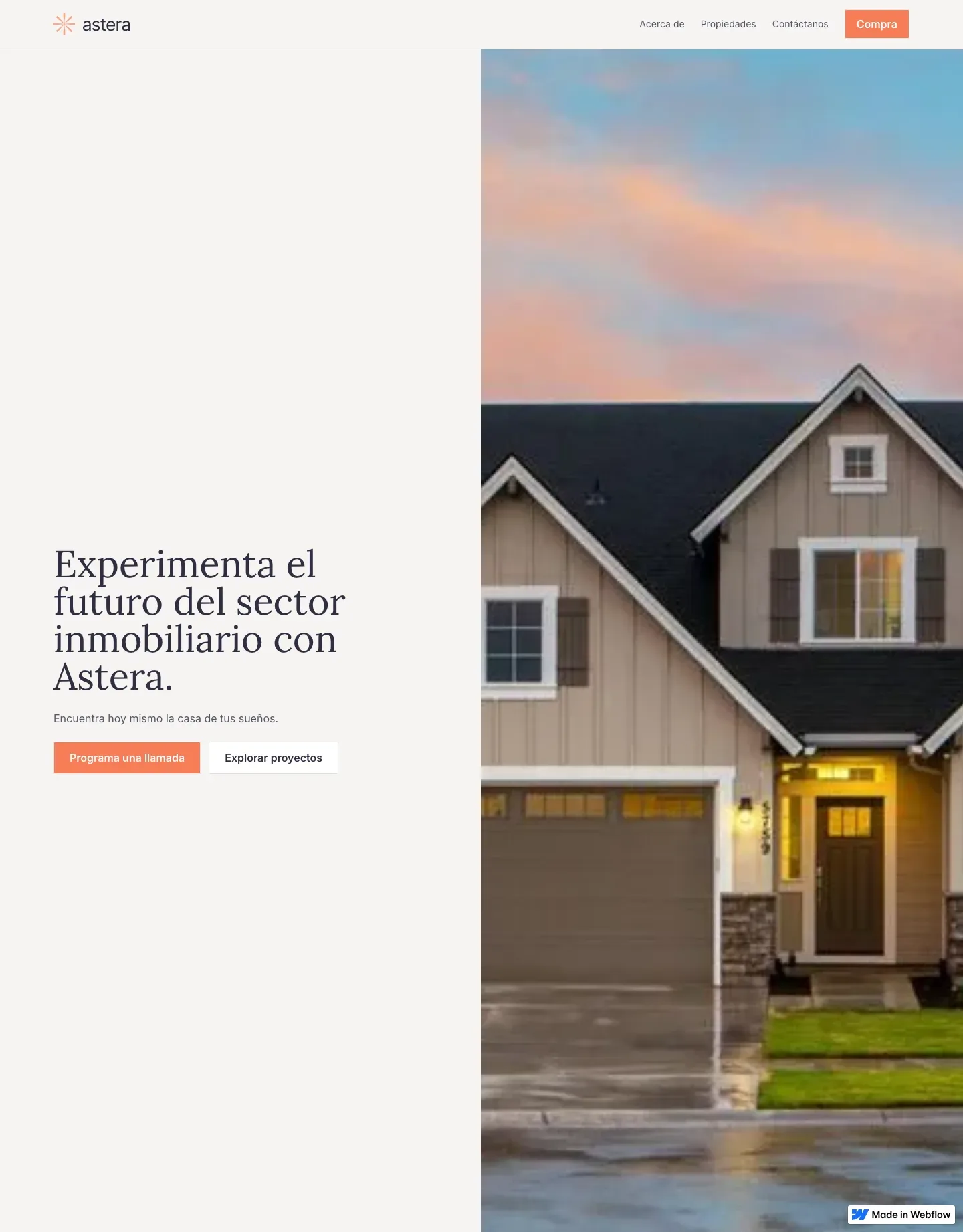 Diseño de página web para inmobiliarias