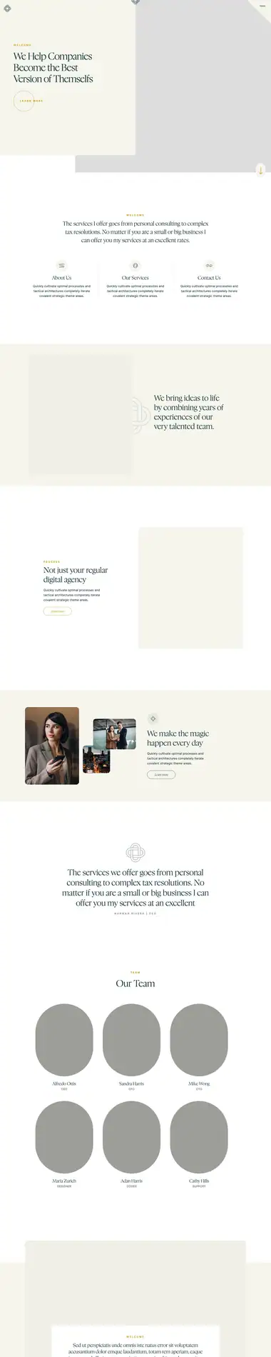 Diseño de página web para consultoría y coaching