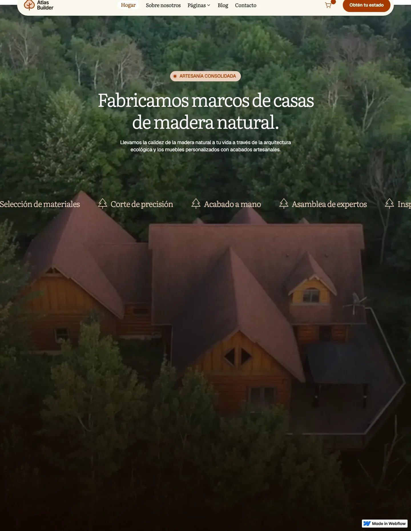 Diseño de página web para construcción y arquitectura