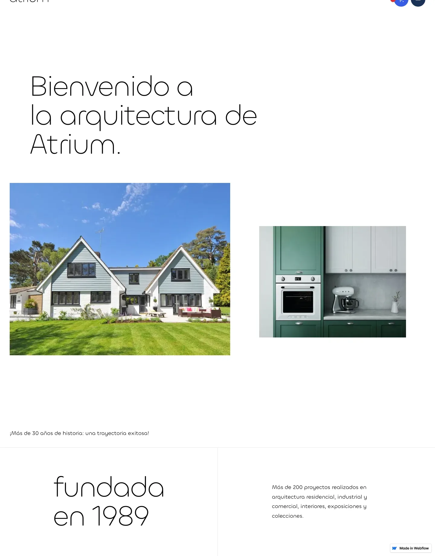 Diseño de página web para construcción y arquitectura