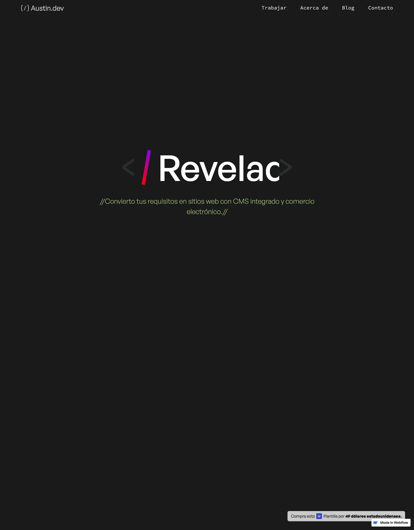 Diseño de página web para agencias y estudios