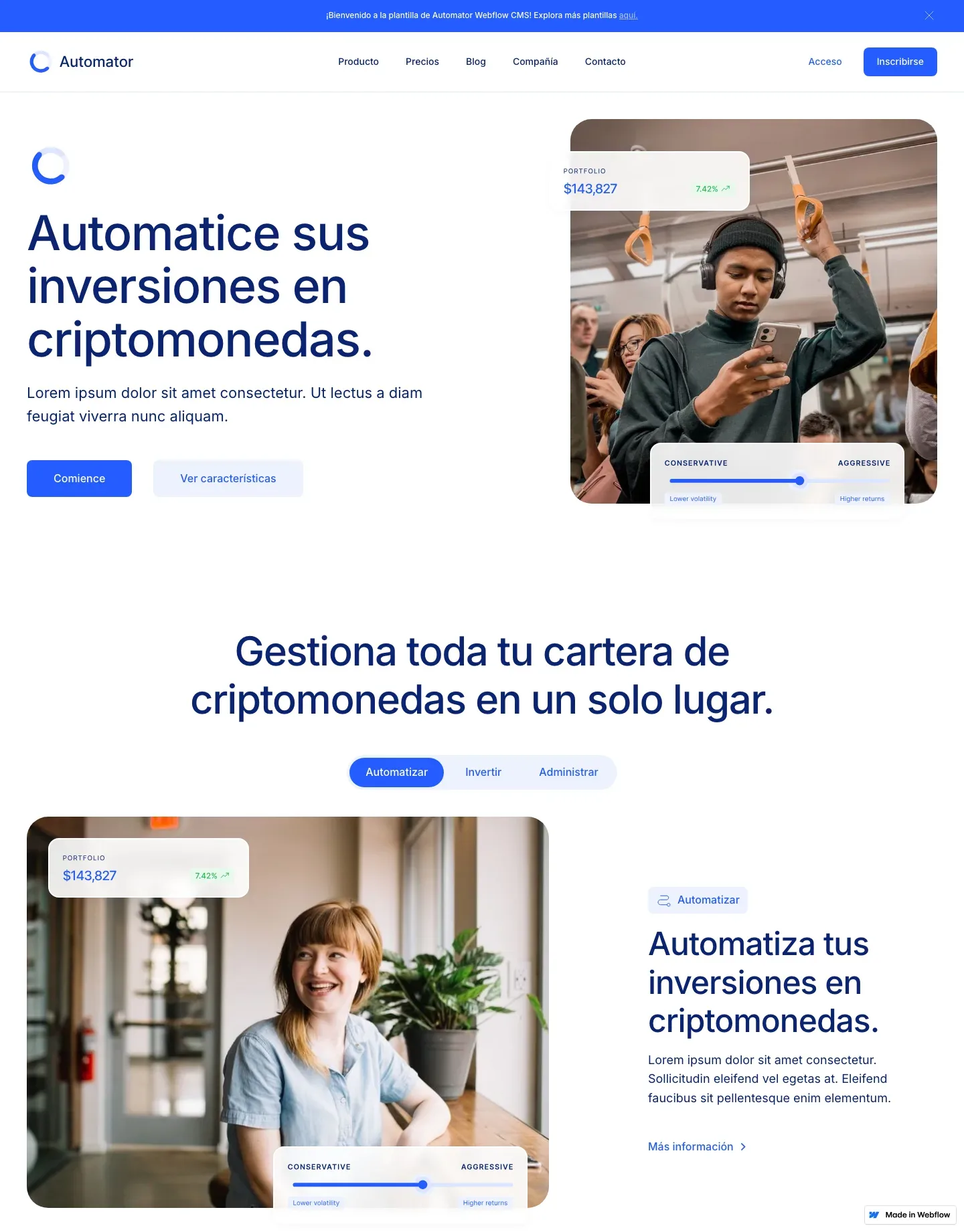 Diseño de página web para talleres y automotriz