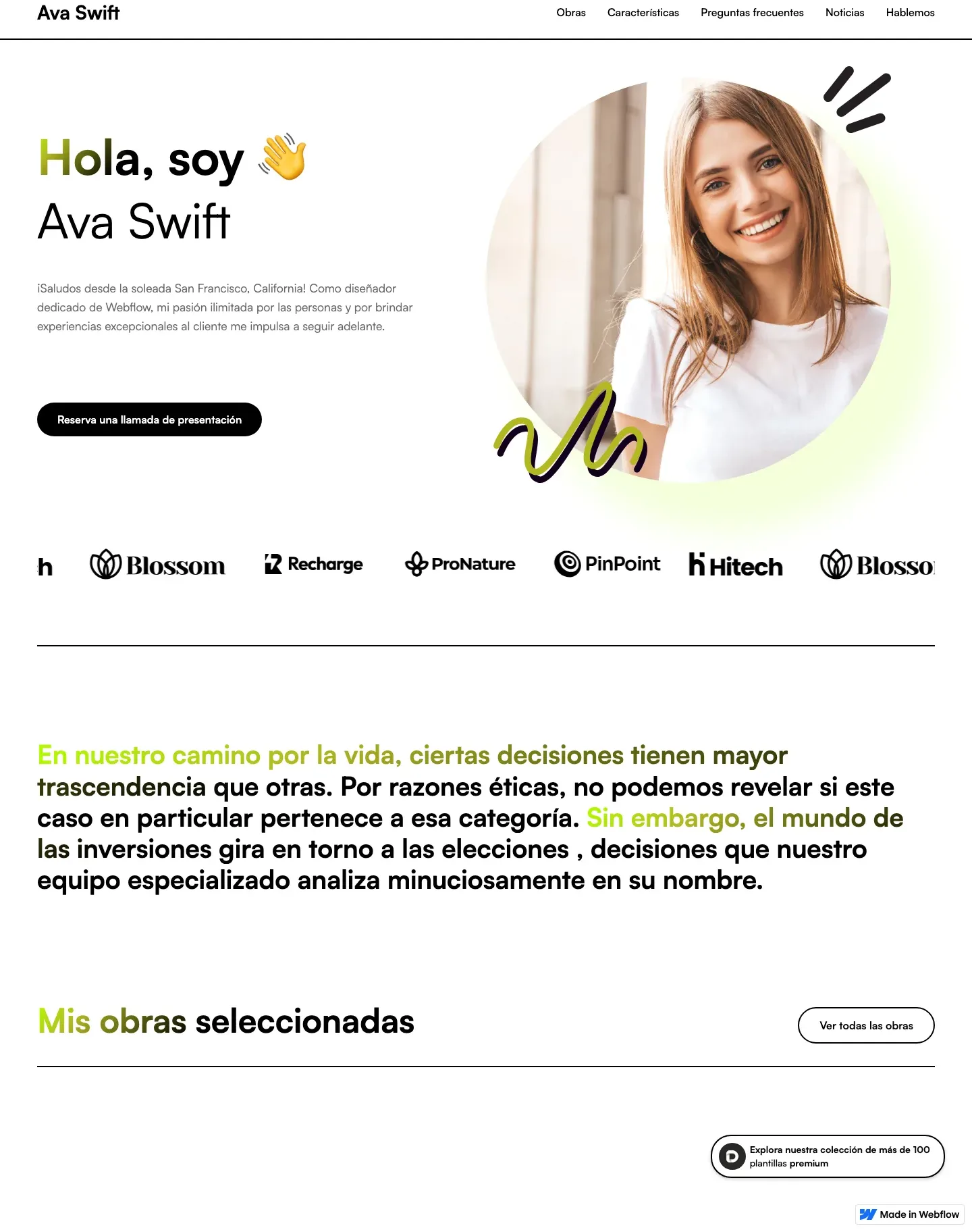 Diseño de página web para agencias y estudios
