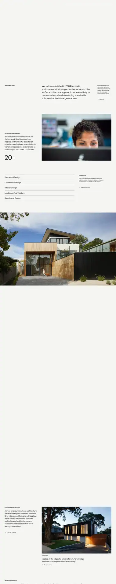 Diseño de página web para construcción y arquitectura