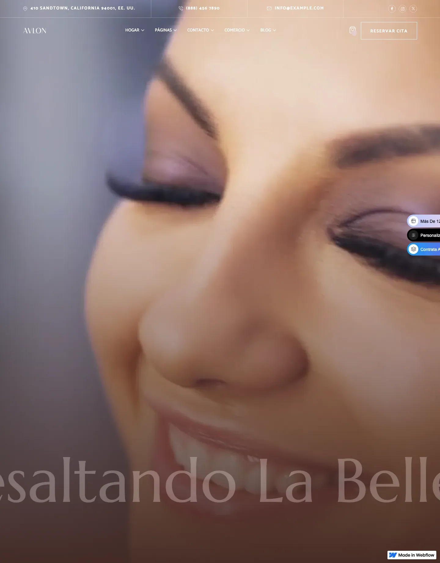 Diseño de página web para salud y bienestar