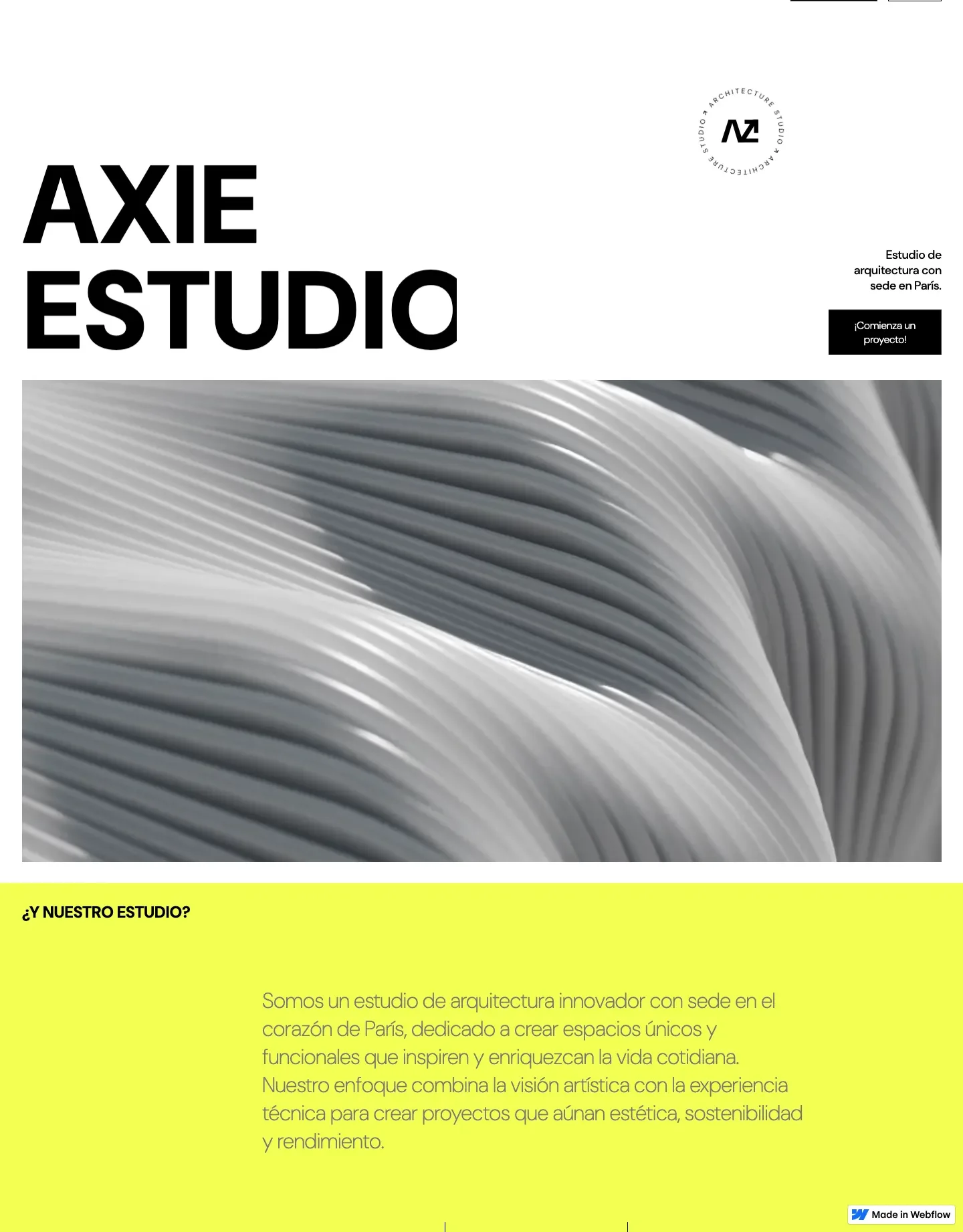 Diseño de página web para construcción y arquitectura