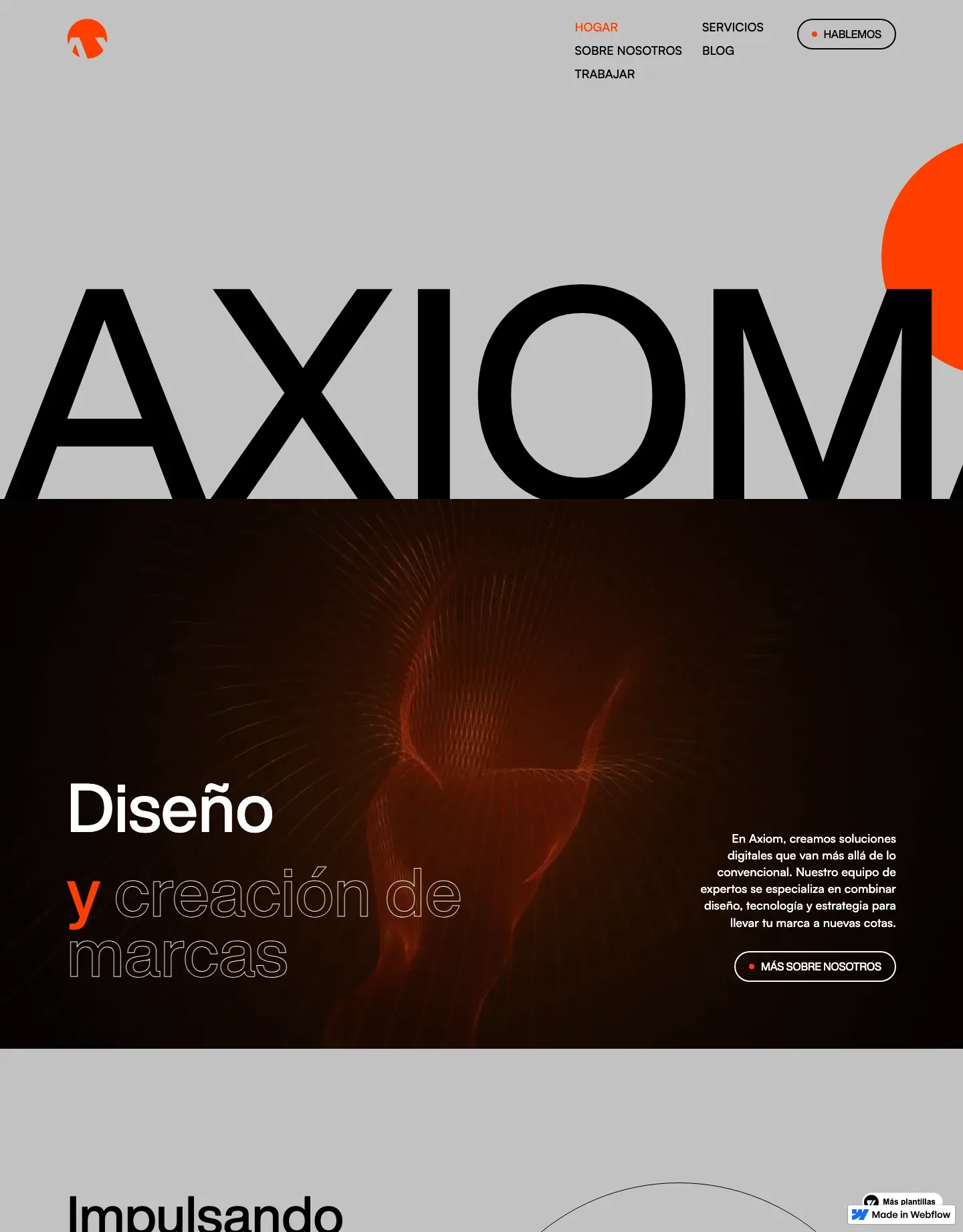 Diseño de página web para agencias y estudios
