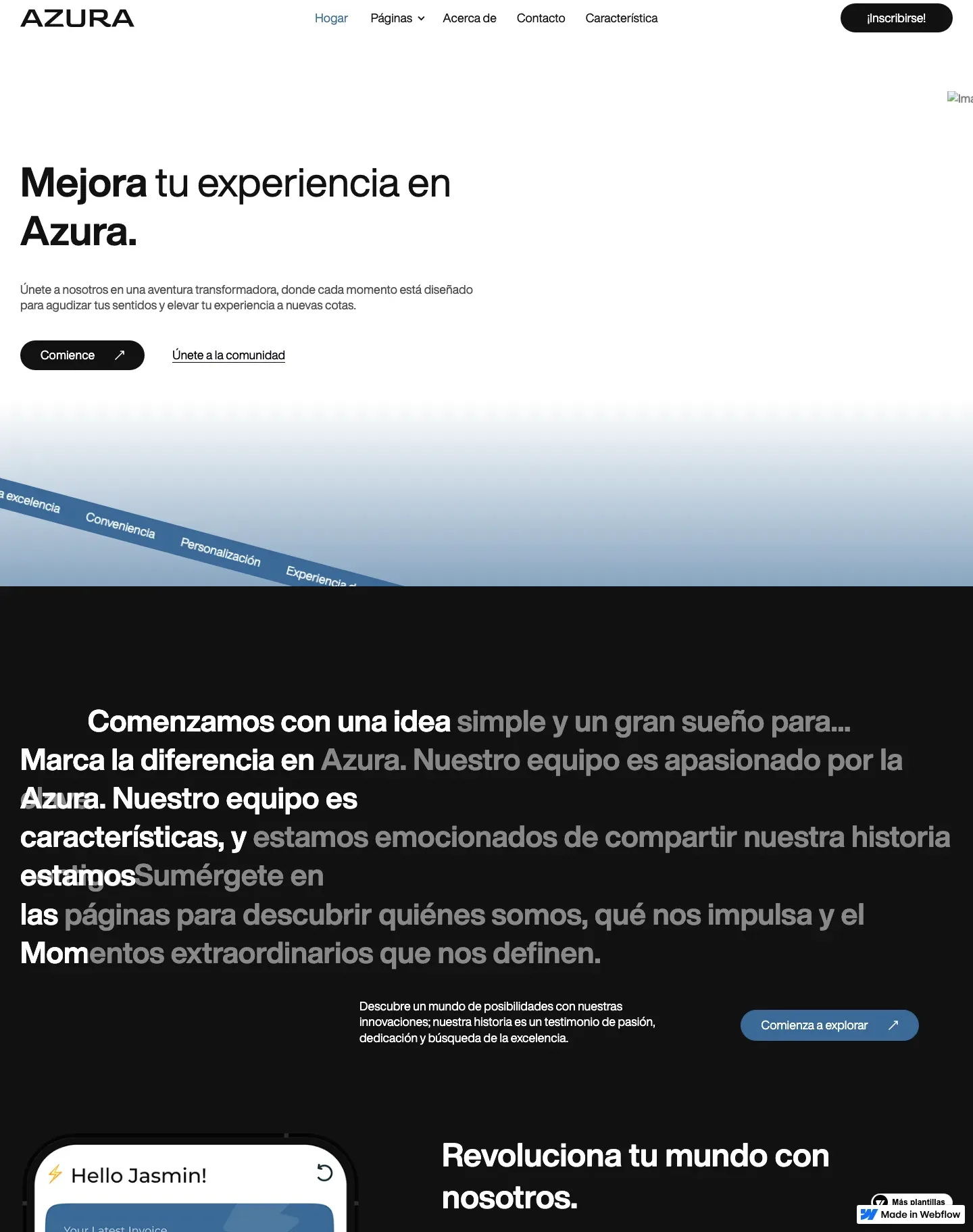 Diseño de página web para landing pages
