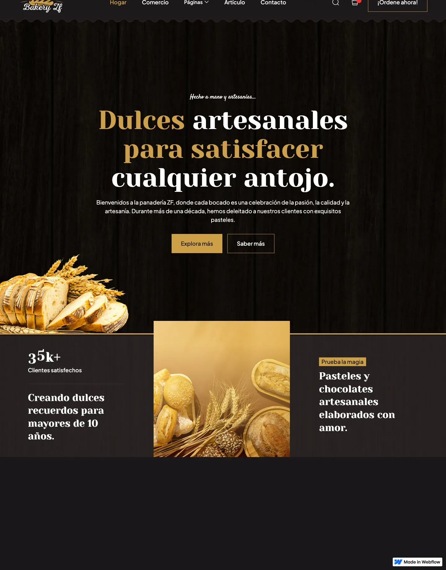Diseño de página web para restaurantes y cafés