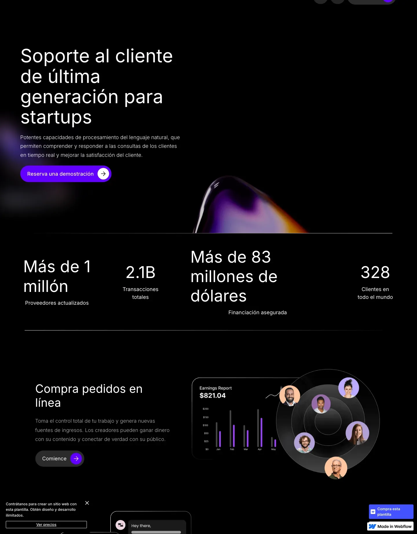 Diseño de página web para landing pages