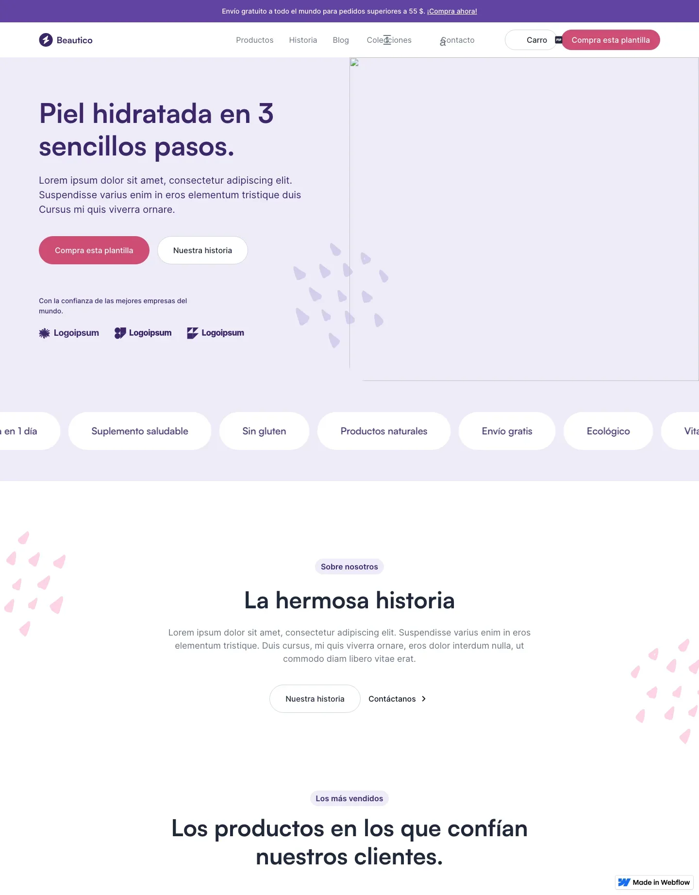 Diseño de página web para belleza y estética