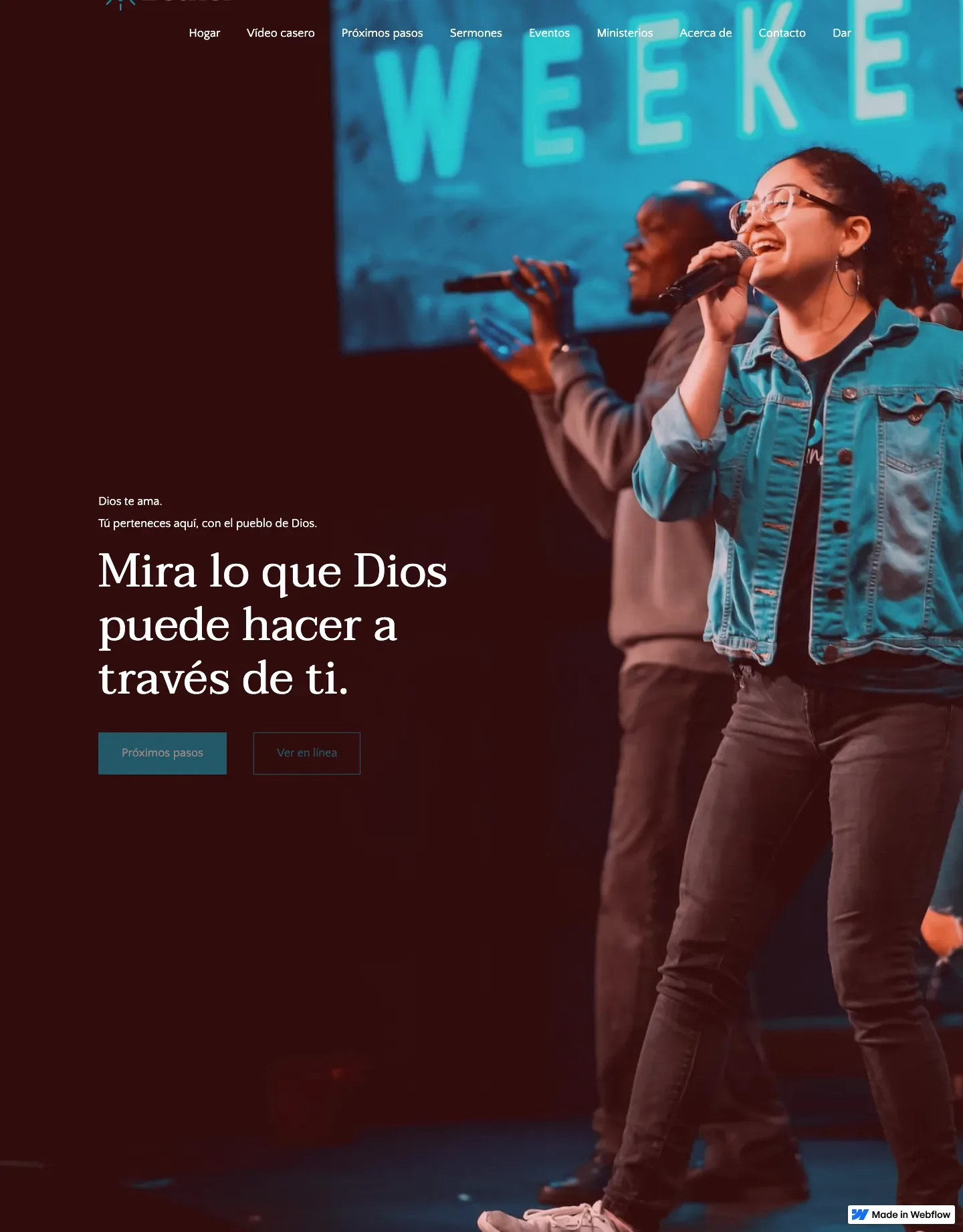 Diseño de página web para ong e iglesias